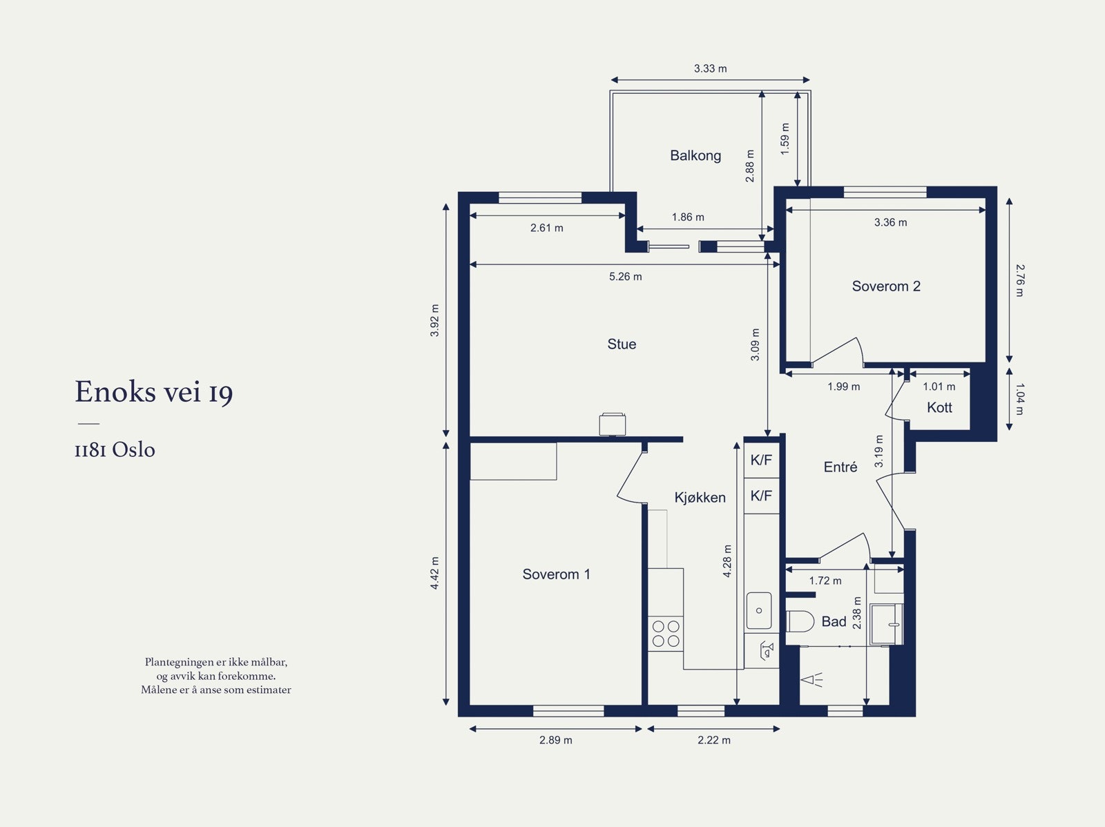 Plantegning - høy 1.etasje Galleribilde