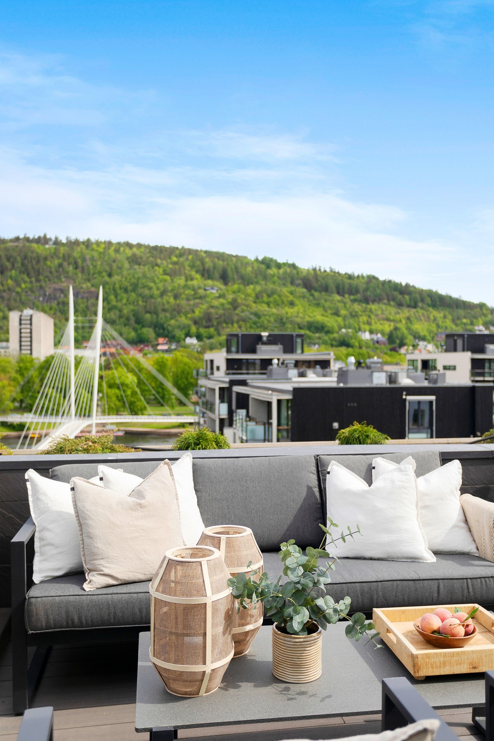 Utsikt fra loungegruppen Galleribilde