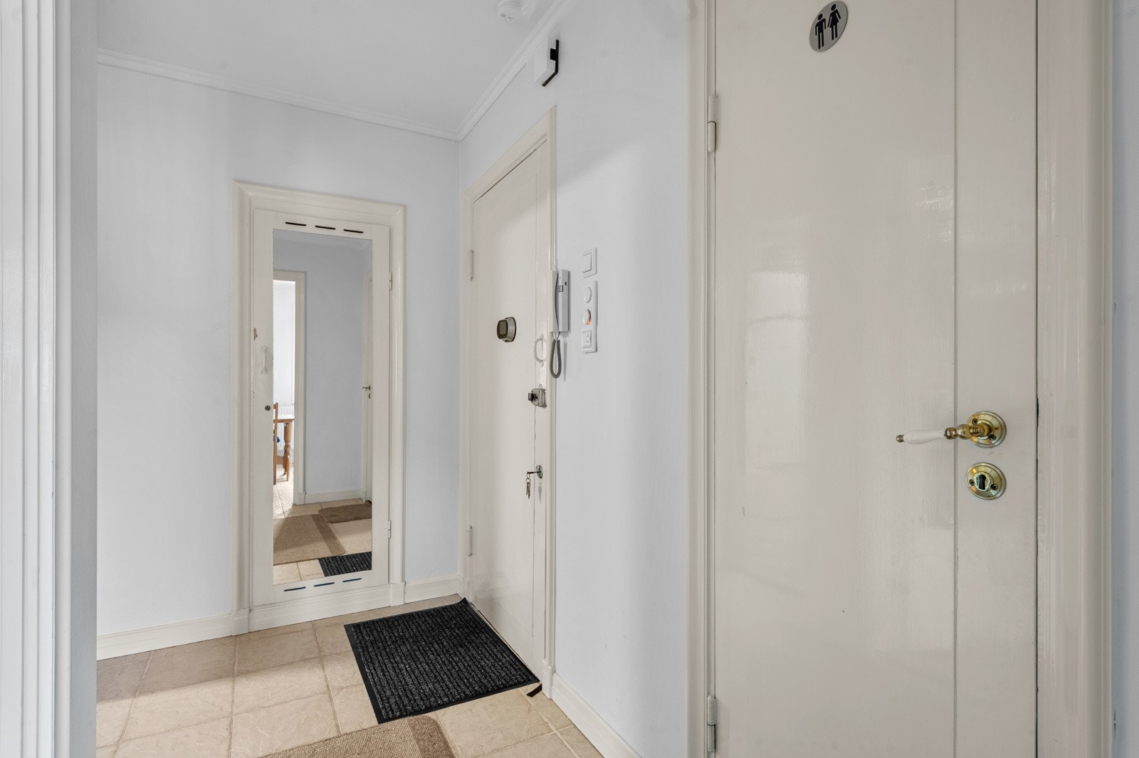 Lite kott i entre for oppbevaring Galleribilde