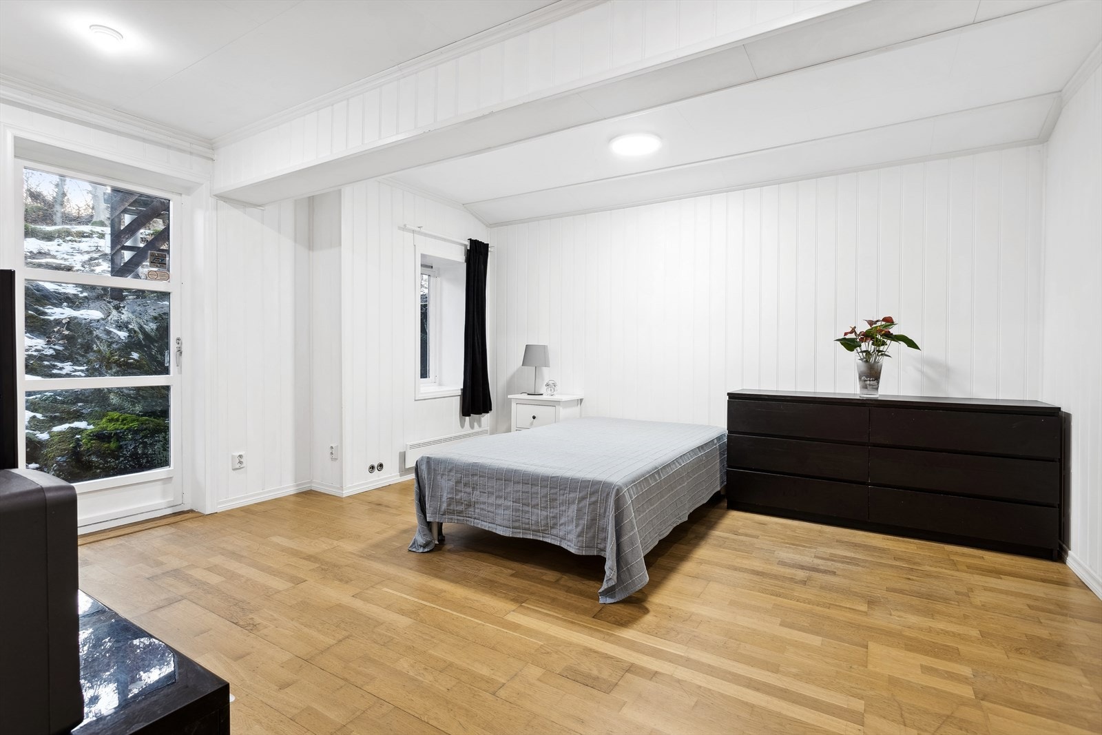 1.etasje, hoveddel: Soverom 2 på ca. 17 m². Galleribilde