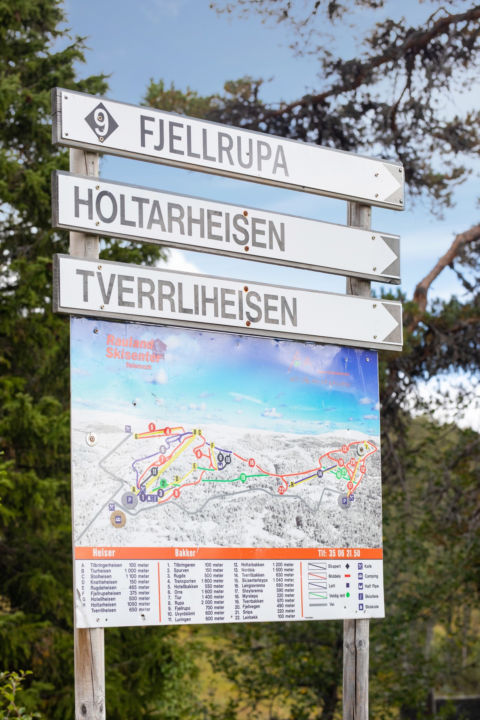 Eiendommen ligger omtrendt midt i skikartet. Galleribilde