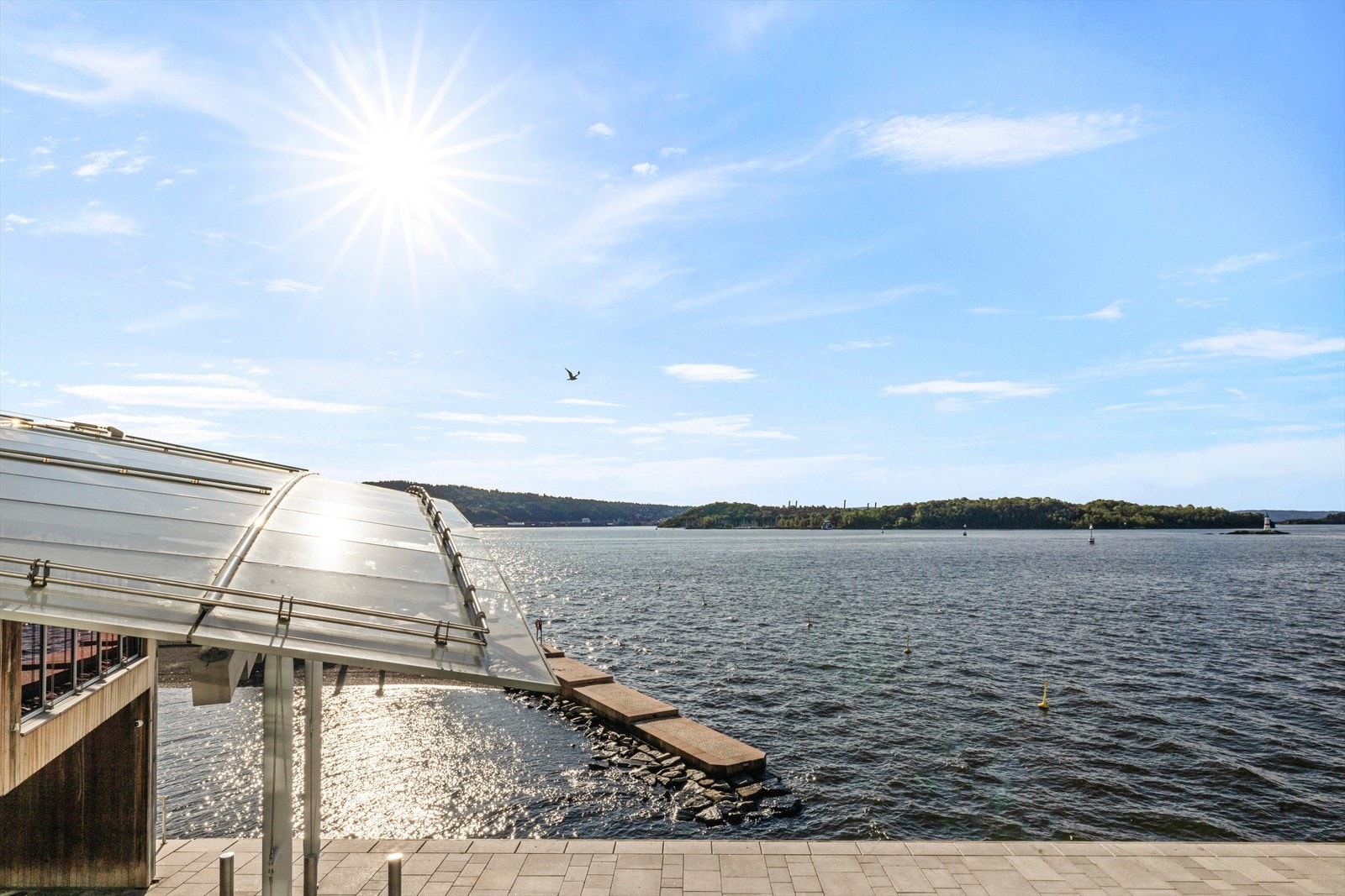 Utsikt fra balkongen. Galleribilde