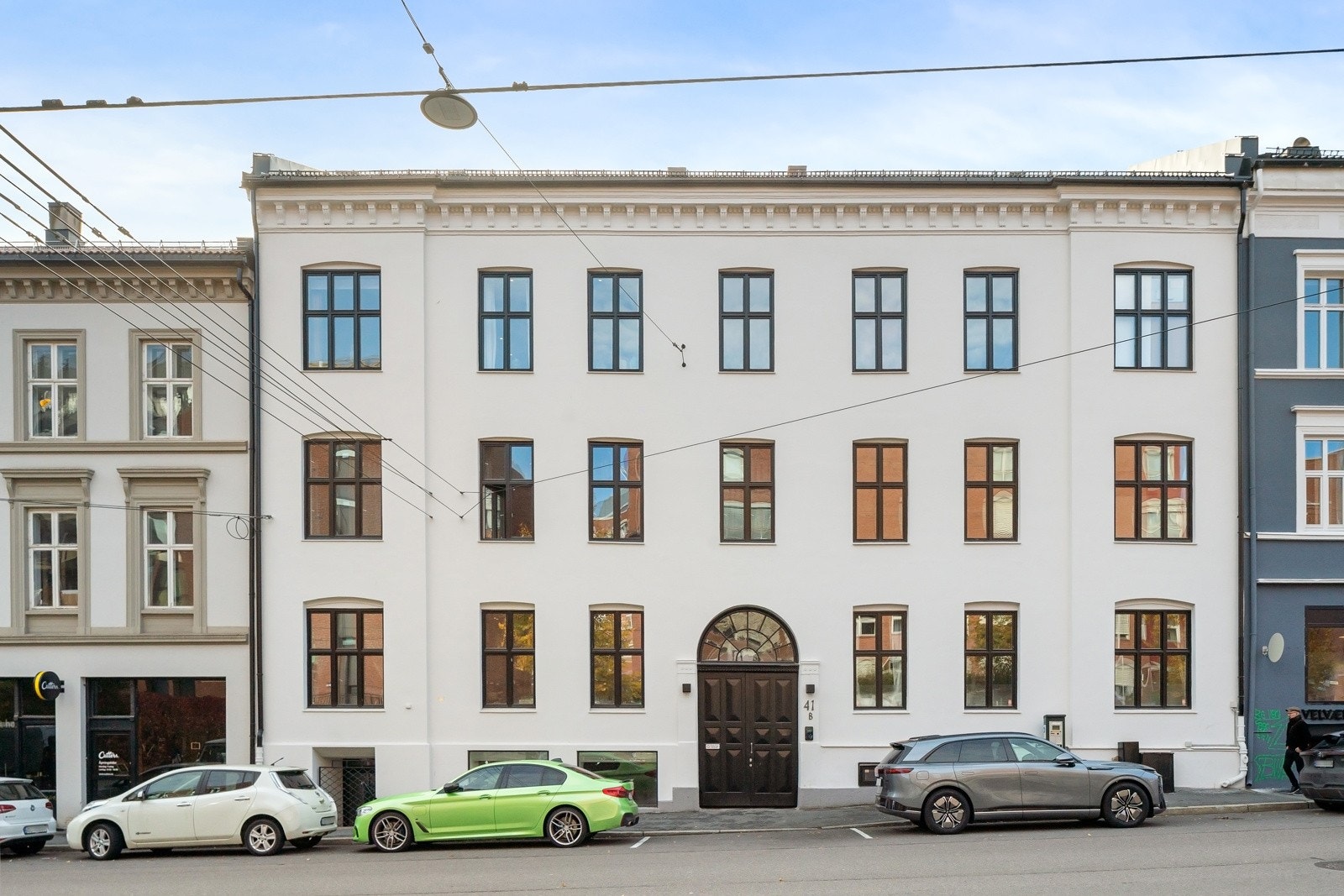 Sameiet gjennomførte i 2023/2024 omfattende fasaderehabilitering som inkluderte bl.a. nytt tak og ny fasade Galleribilde