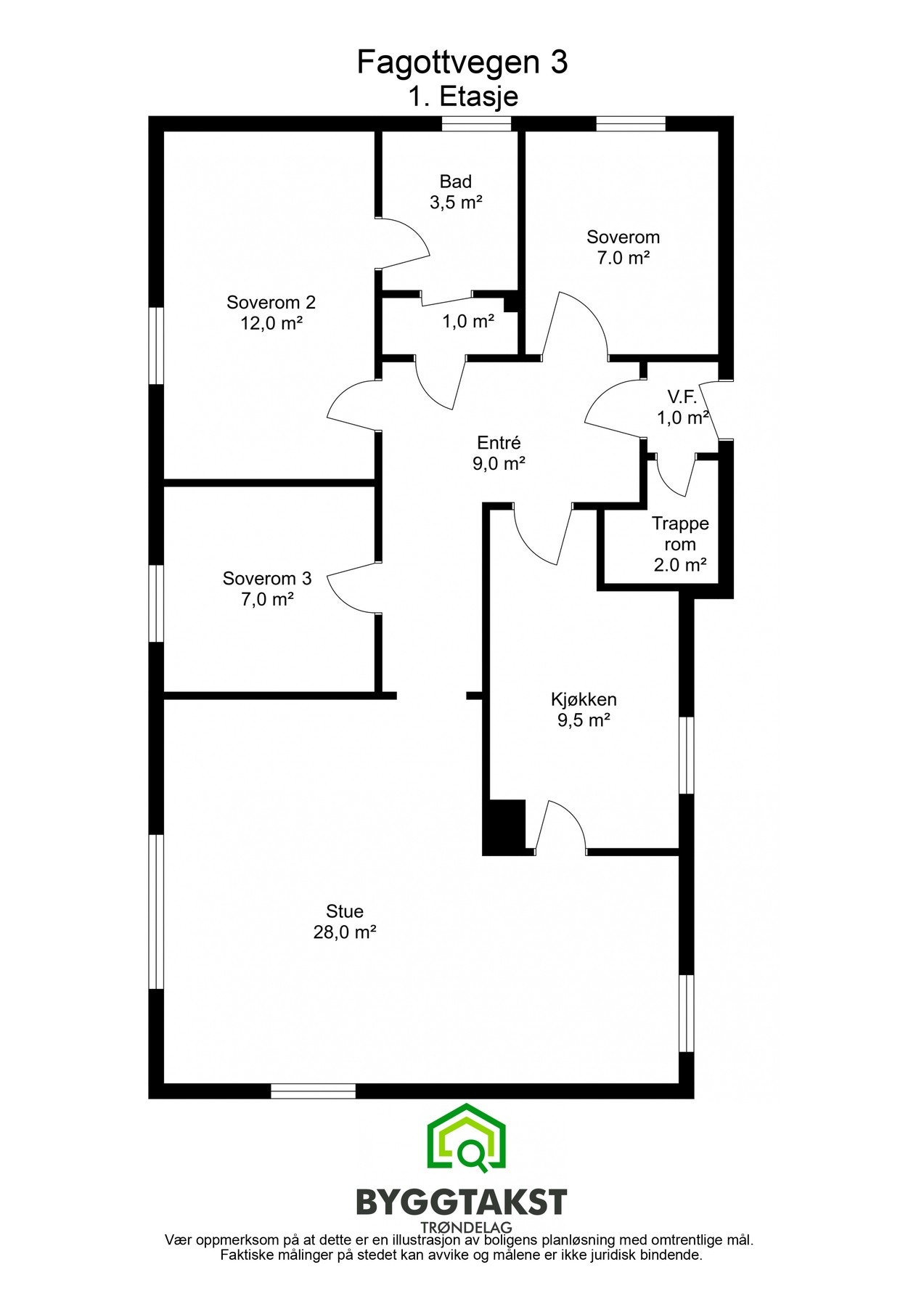 Plantegning 1. etasje. Galleribilde