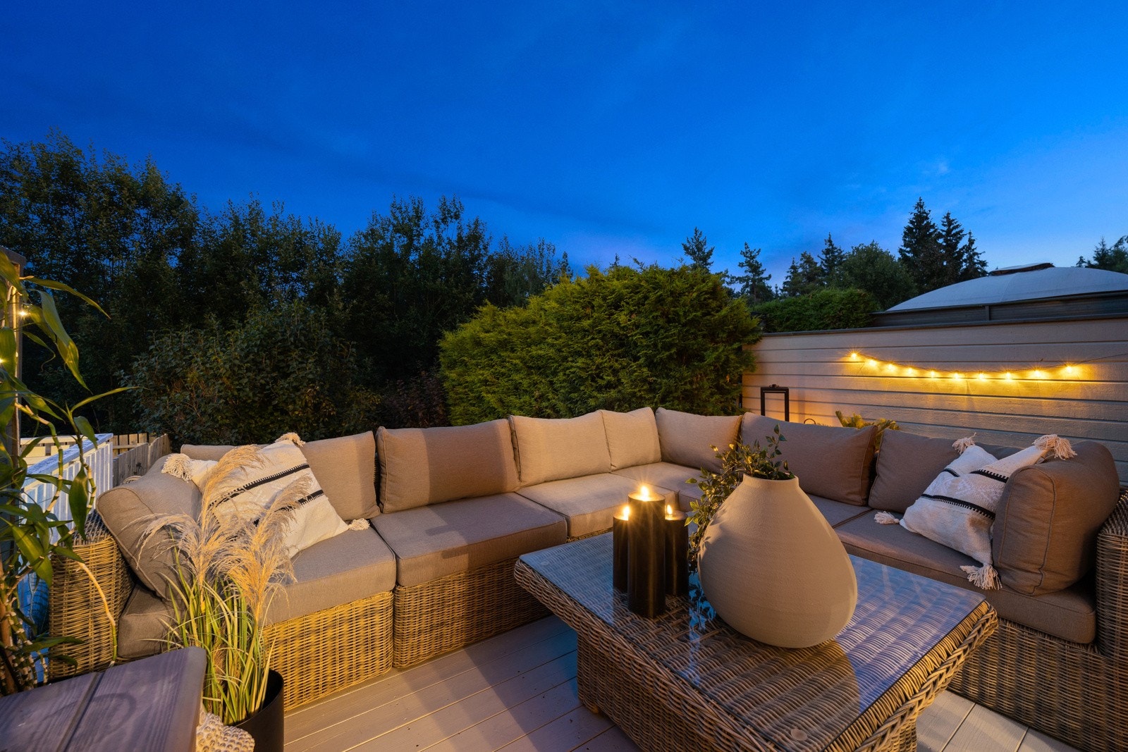 Usjenerte omgivelser, rett ved skogen. Galleribilde