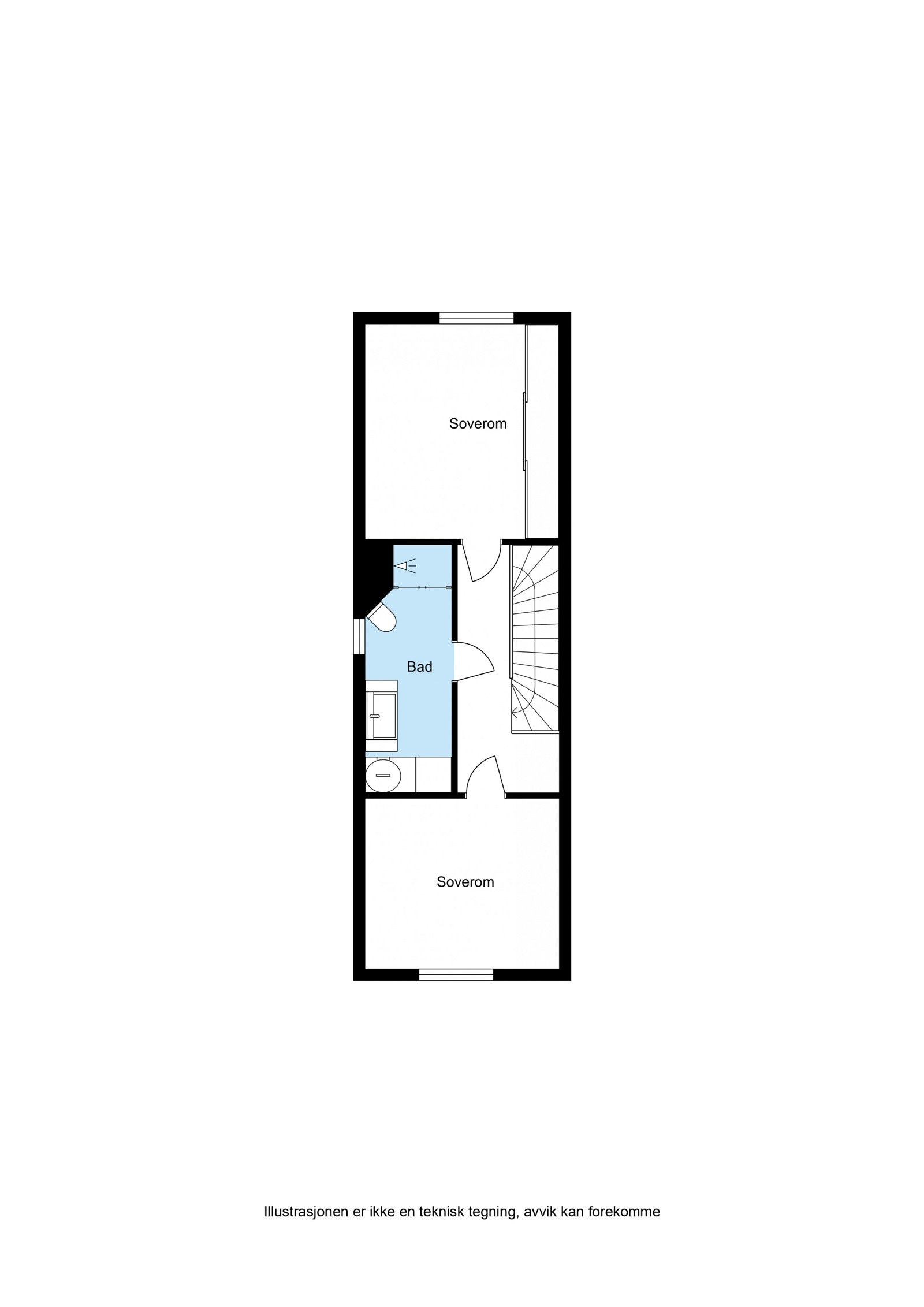 Plantegning 2. etasje. Galleribilde