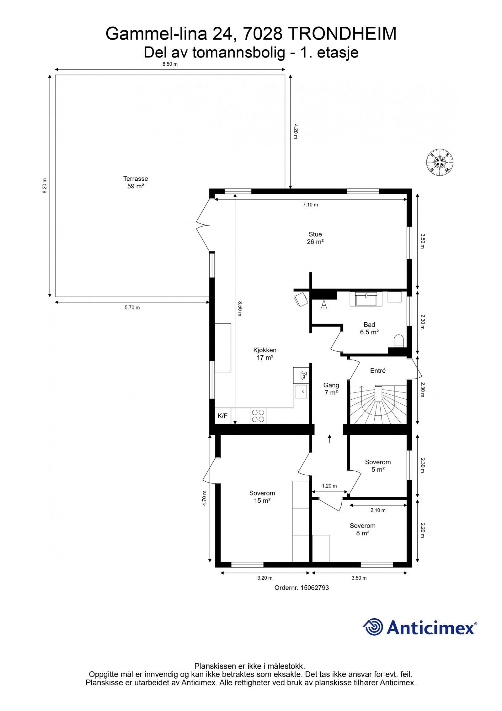 Planskisse 1.etasje Galleribilde