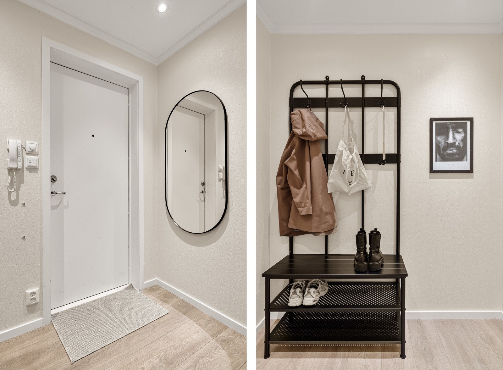 Innfelte downlights i himling. Galleribilde