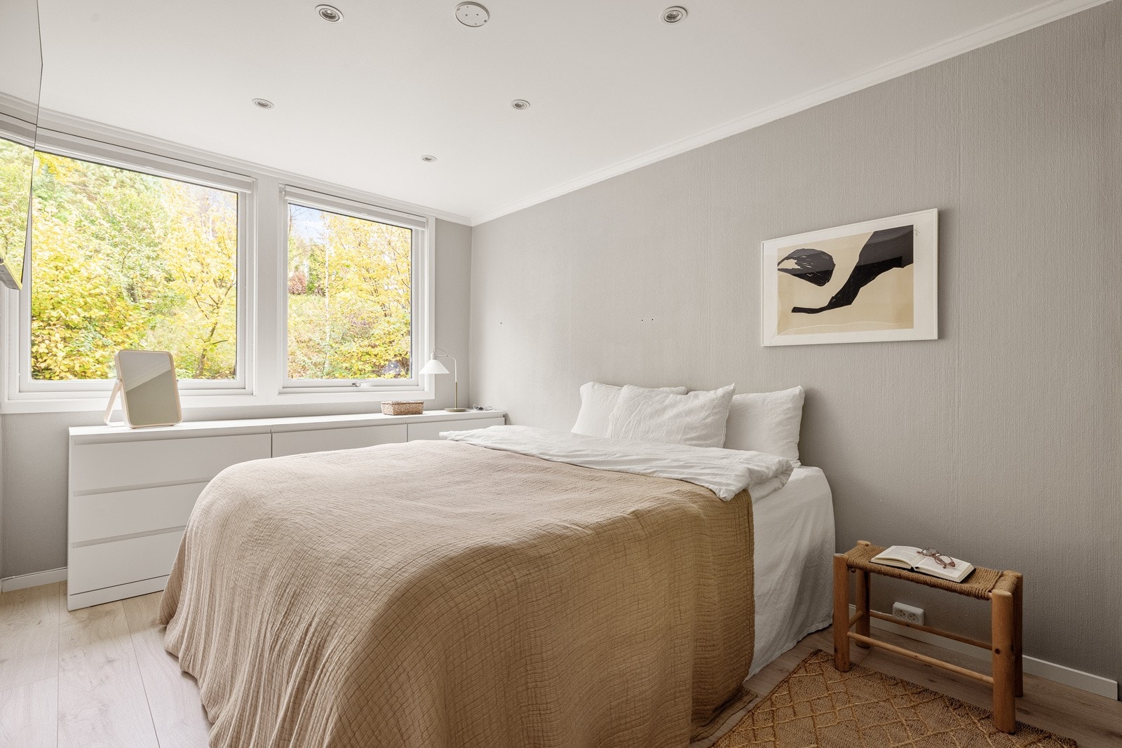 Hovedsoverommet måles til 11,4 kvm. Galleribilde