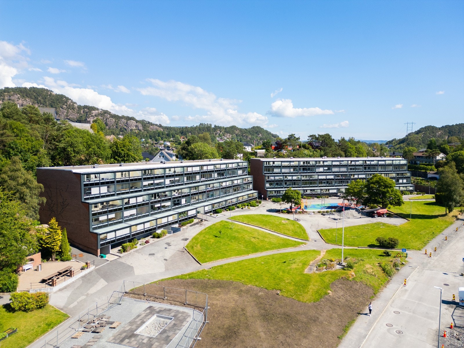 Frodig fellesareal Galleribilde