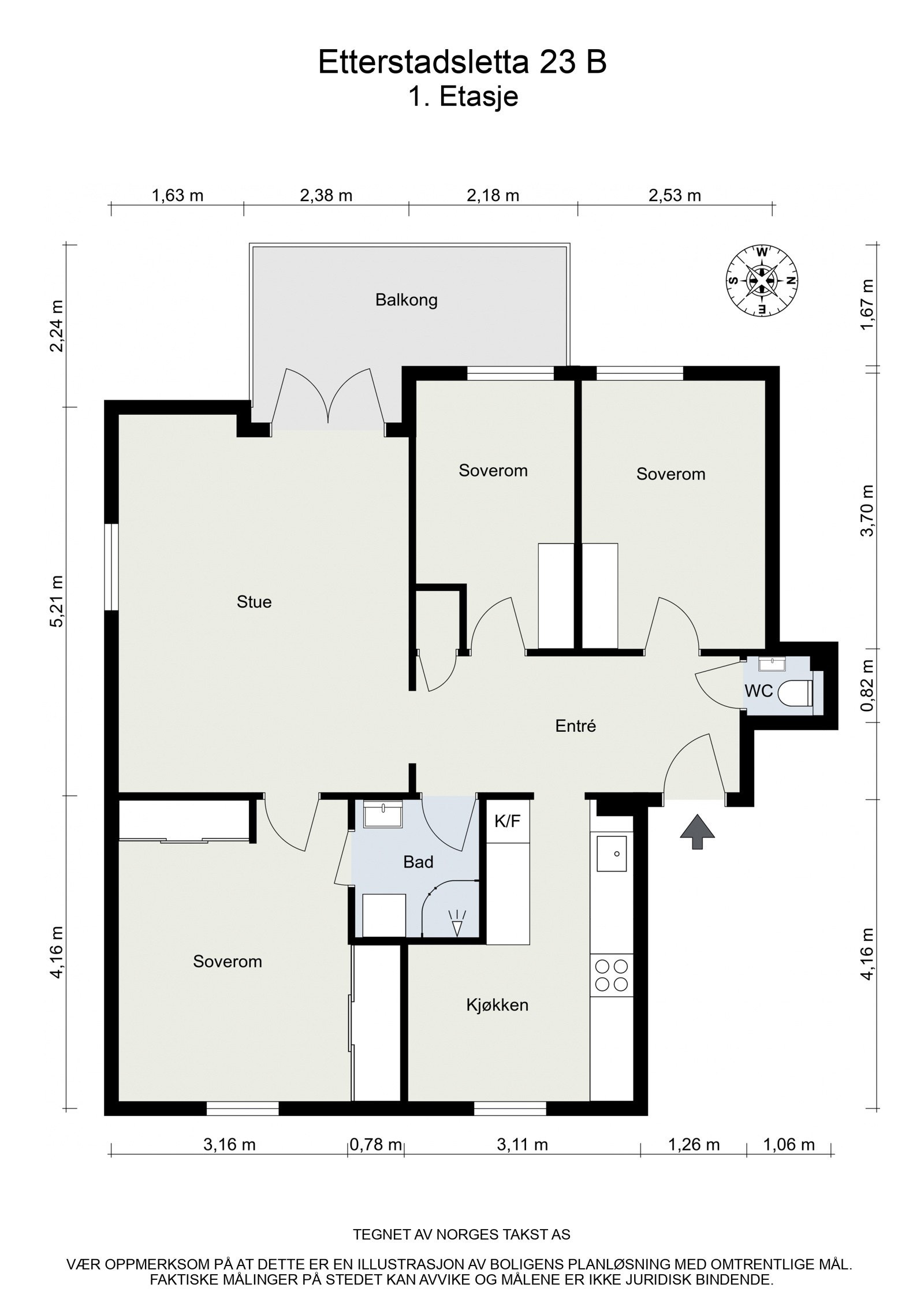 Plantegning Galleribilde