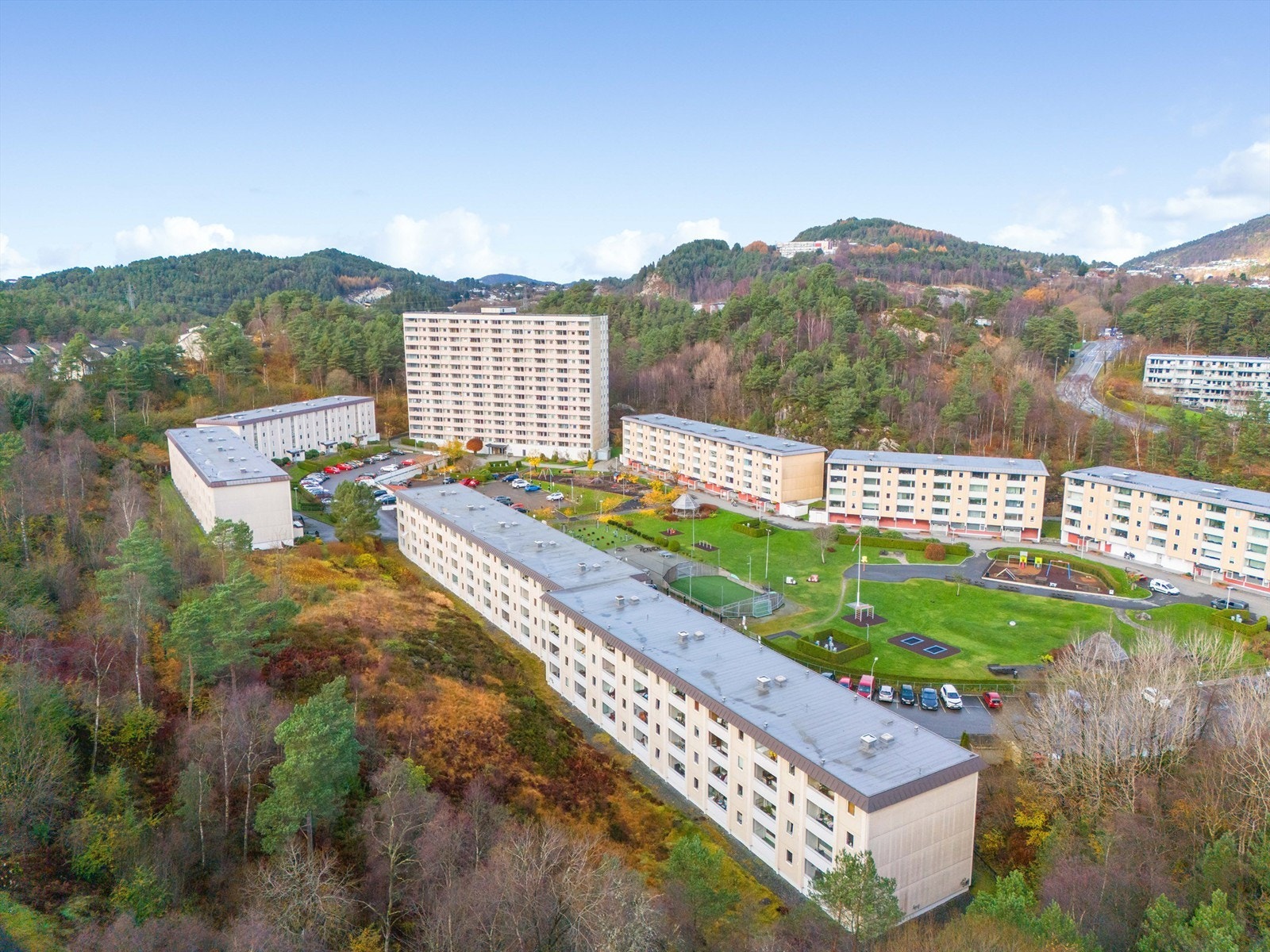 Borettslaget Vestre består av 406 leiligheter. Galleribilde