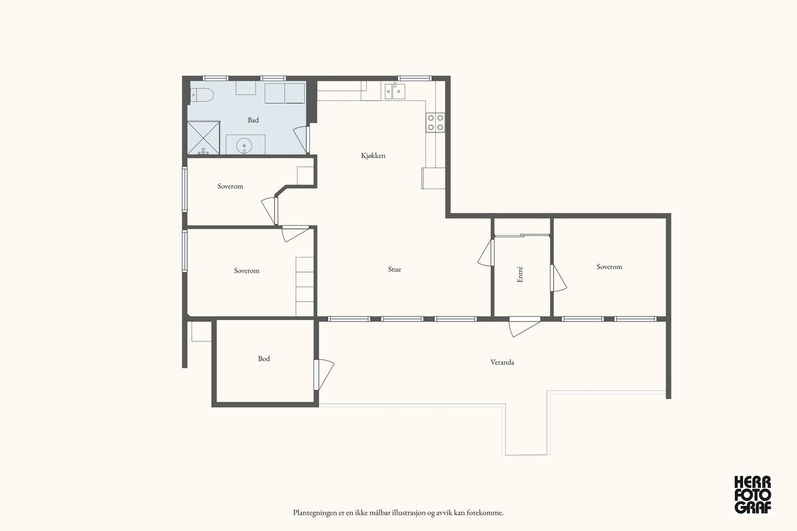 Plantegning Galleribilde