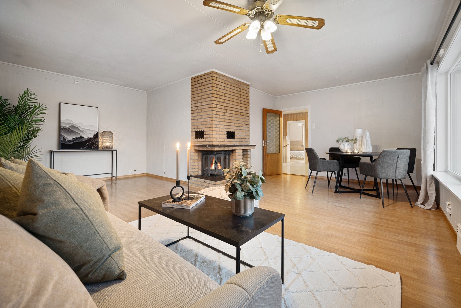 Rommets utforming gir deg flere møbleringsmuligheter Galleribilde