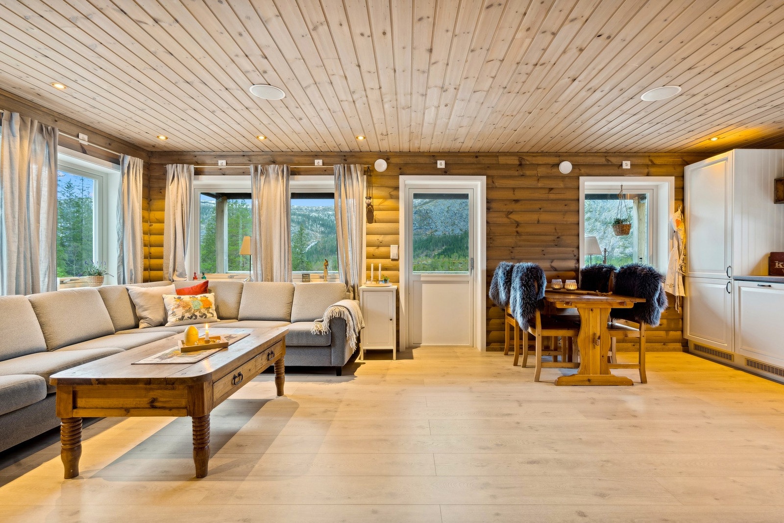 Fra stuen har du direkte adkomst ut til terrassen Galleribilde