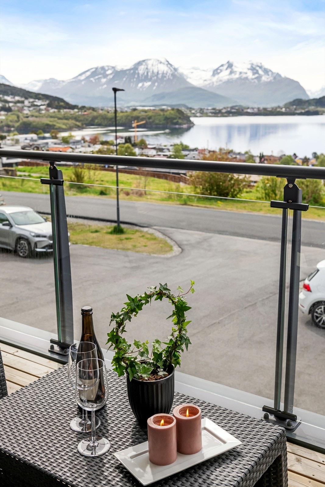 Detaljefoto fra balkongen Galleribilde