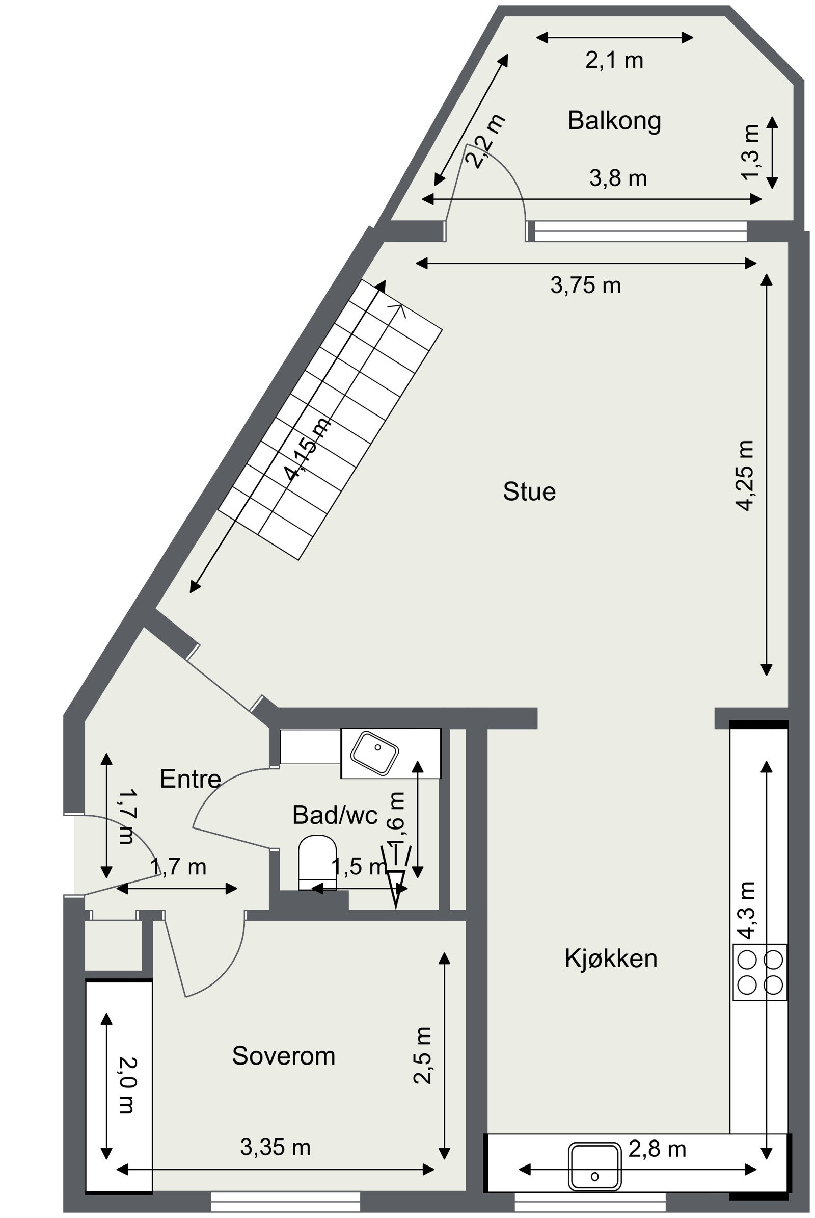 1. etg Galleribilde
