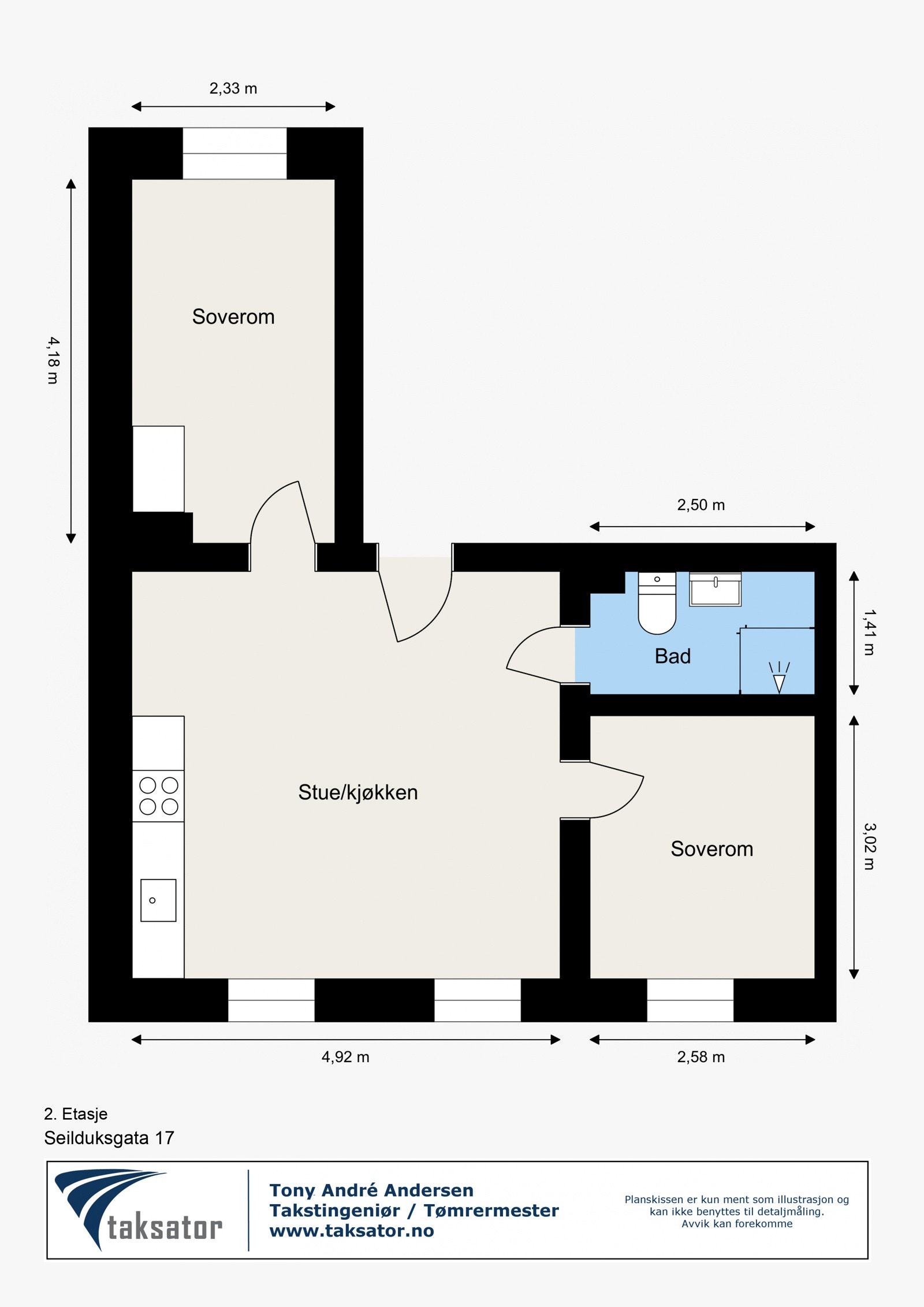 Alternativ plantegning - må undersøkes med fagfolk og vil nok kreve pumpeløsning Galleribilde