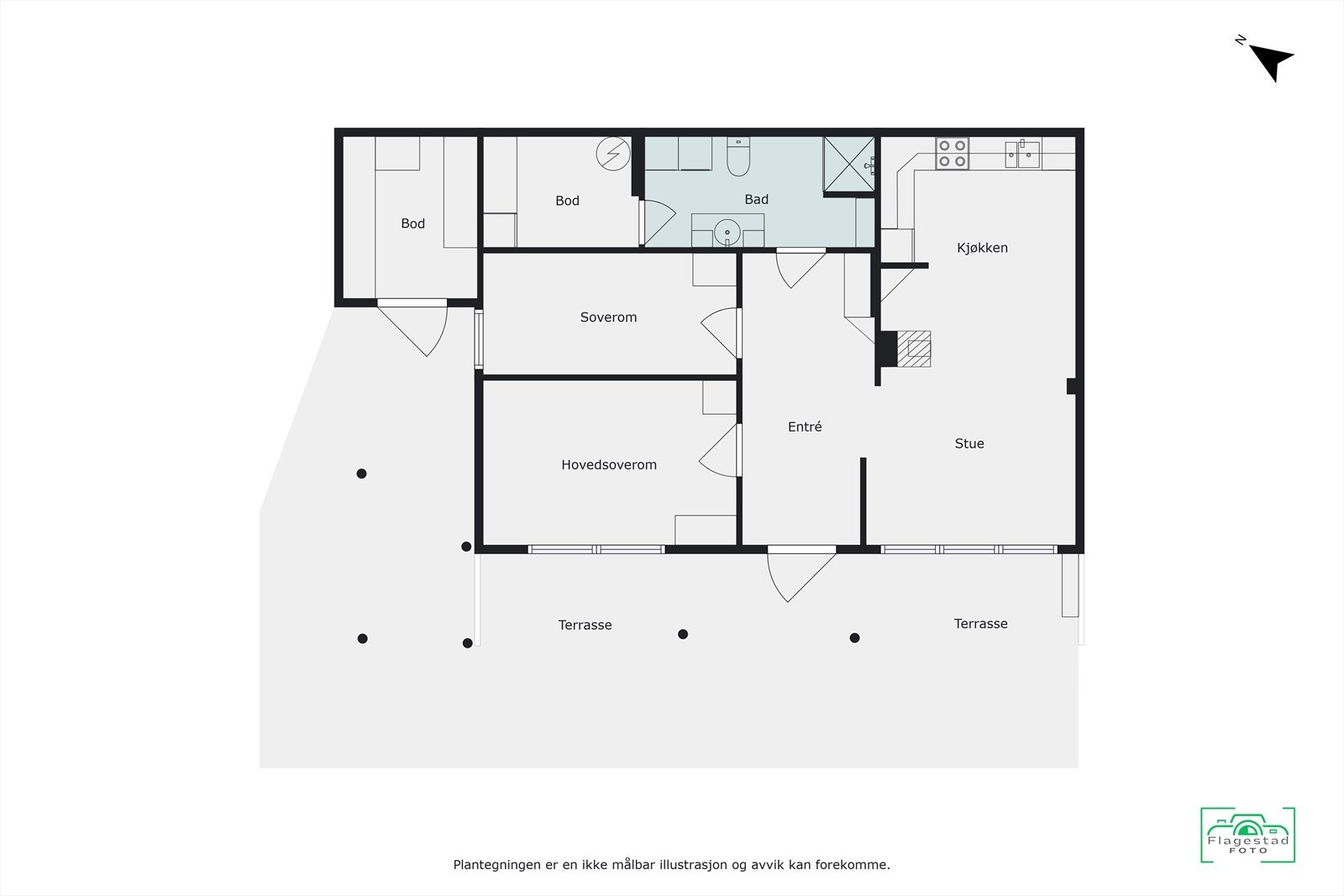 Plantegning Galleribilde