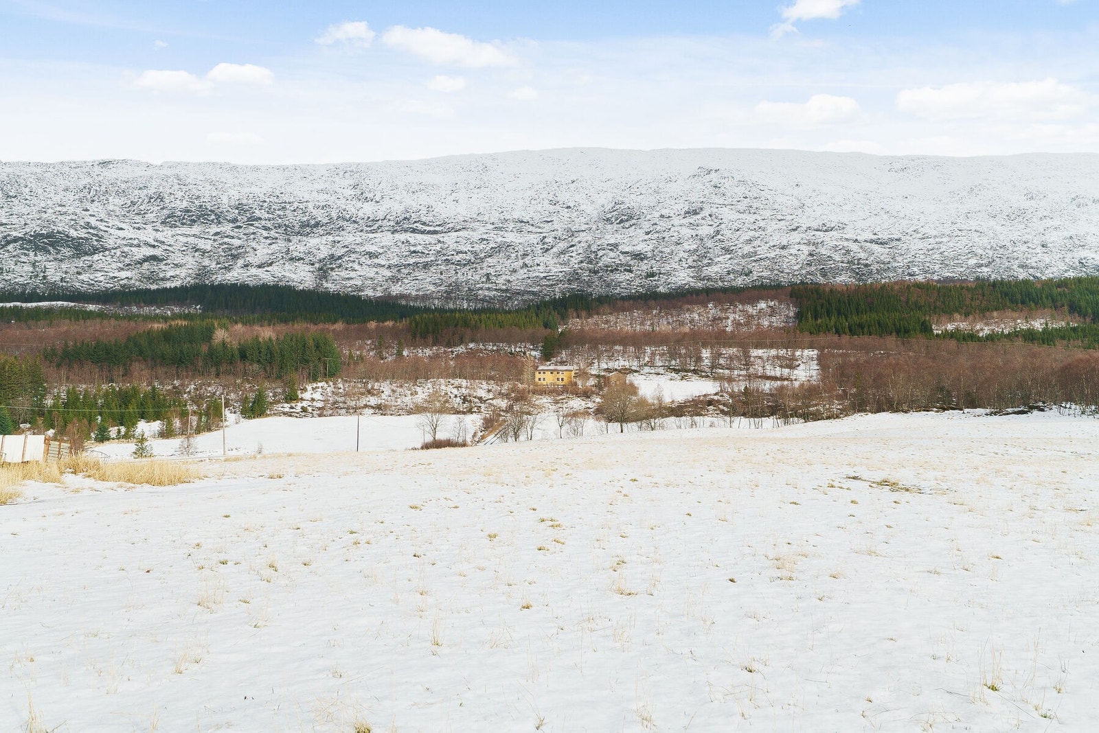 Landlig beliggenhet med åpne jorder og nærhet til fine turområder Galleribilde
