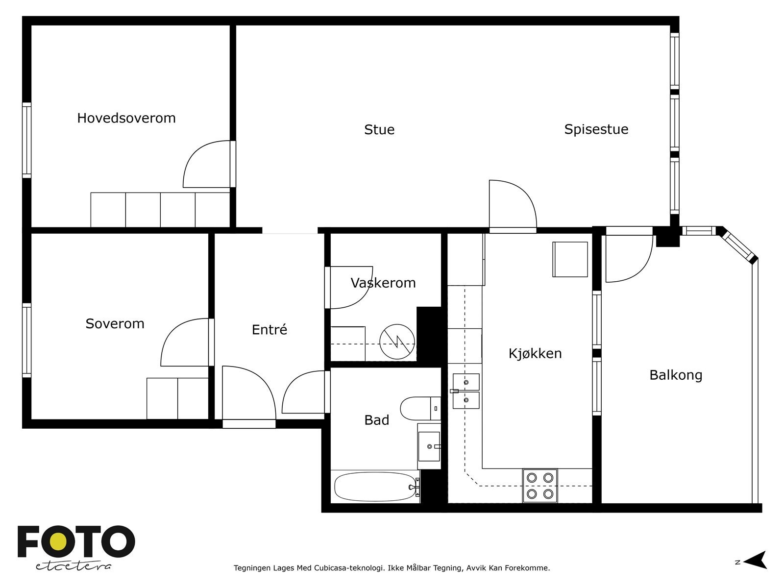 Veiledende plantegning- ikke målbar. Galleribilde