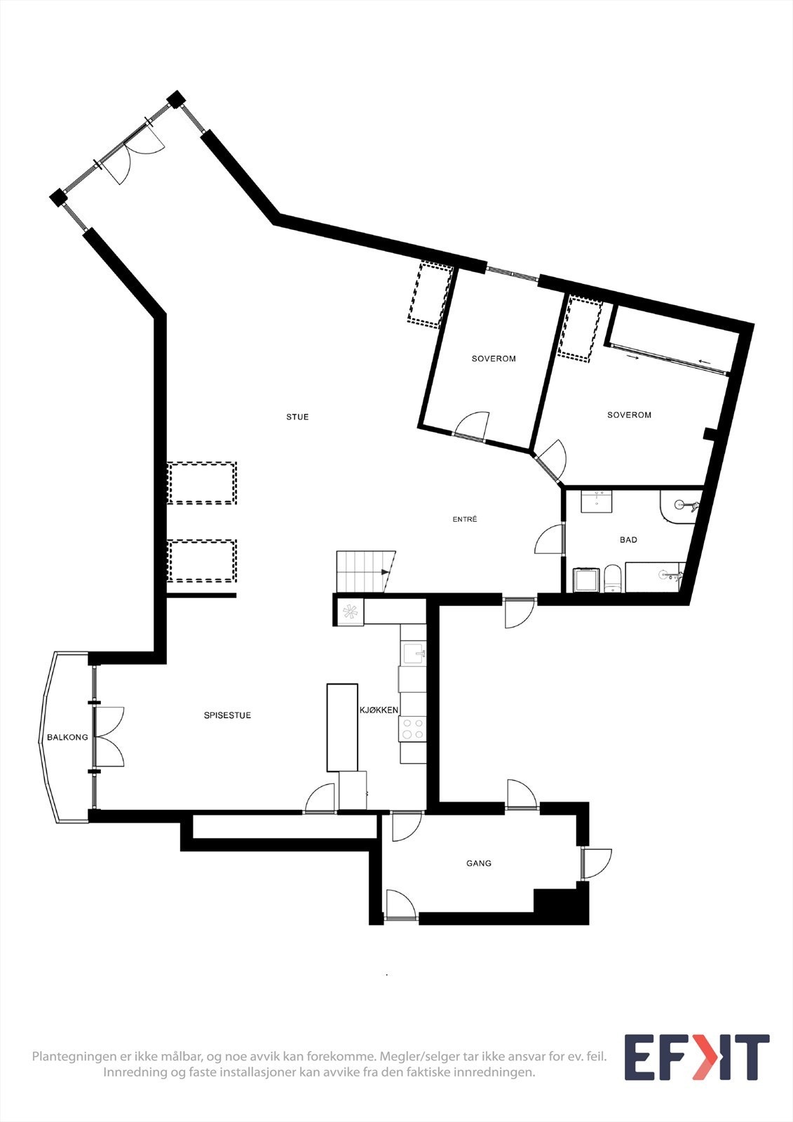 Plantegning hovedplan Galleribilde