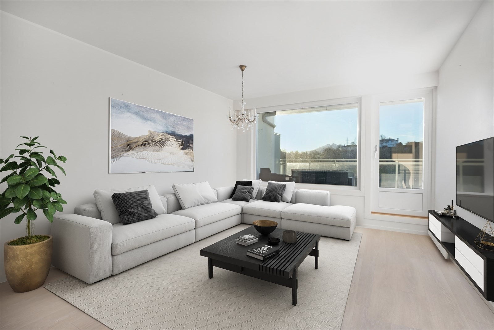 Lyse og lette overflater. Galleribilde