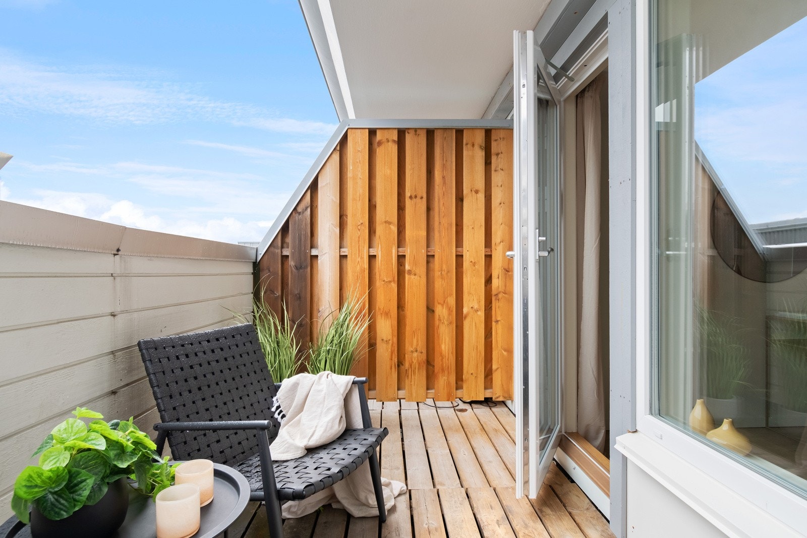 Her har du lov med elektrisk grill. Galleribilde