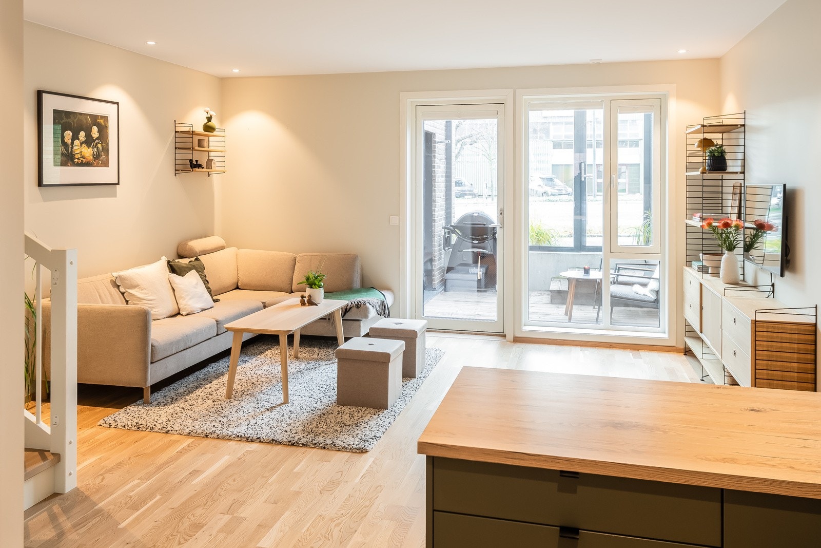 Rekkehuset holder en høy standard og ble ferdigbygget i 2023. Galleribilde