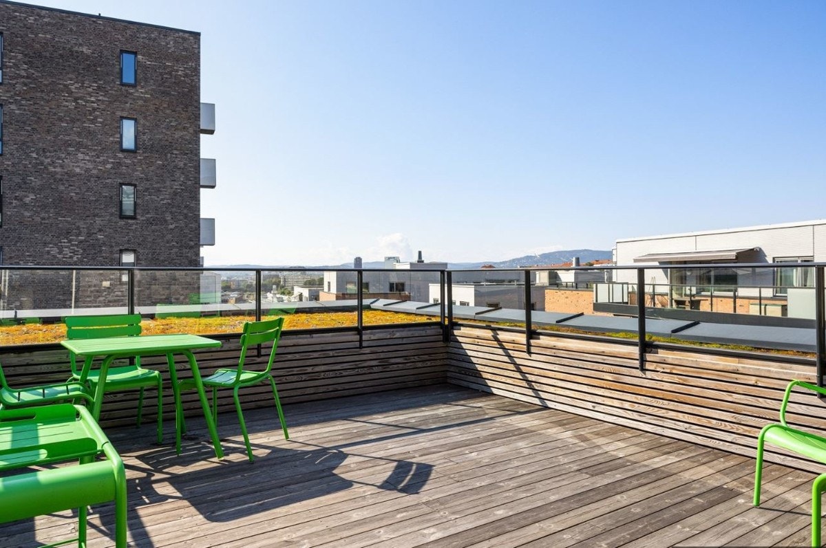 Felles takterrasse freserveien Galleribilde