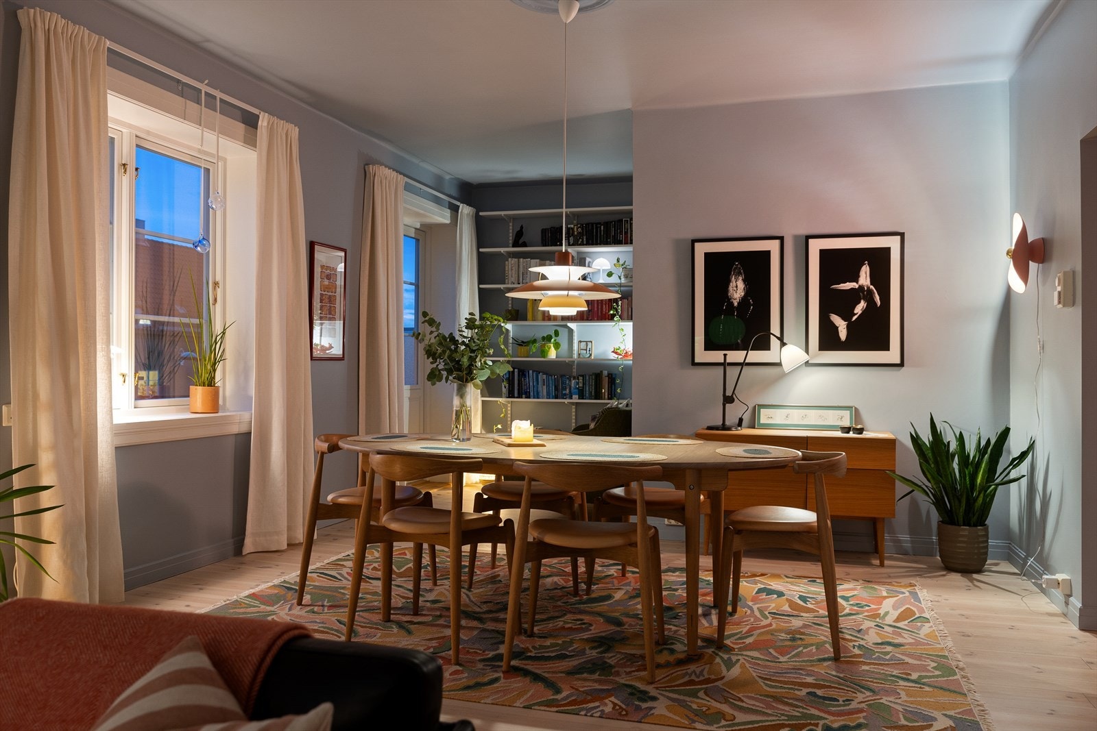 Kveldsstemning. Galleribilde