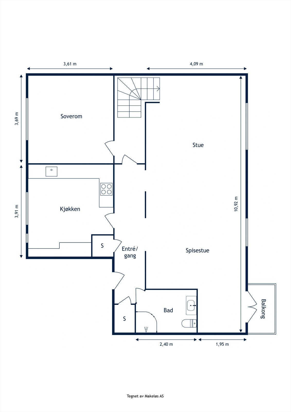 Plantegning 2. etasje. Galleribilde