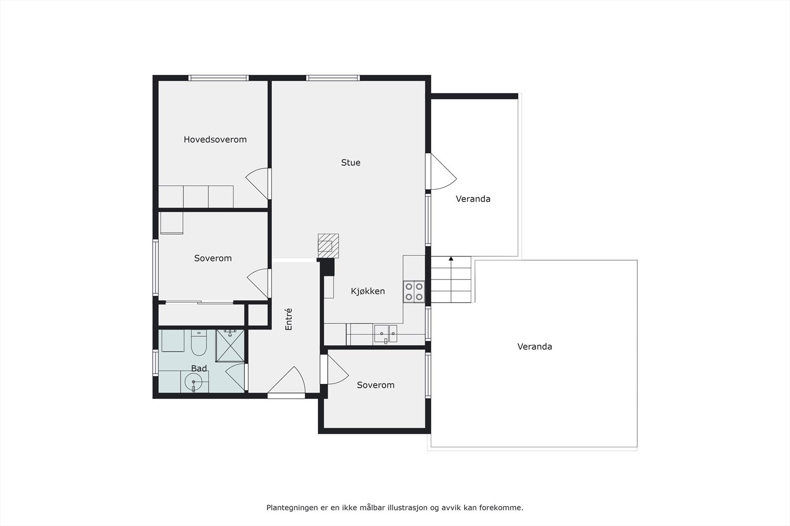 Plantegning Galleribilde