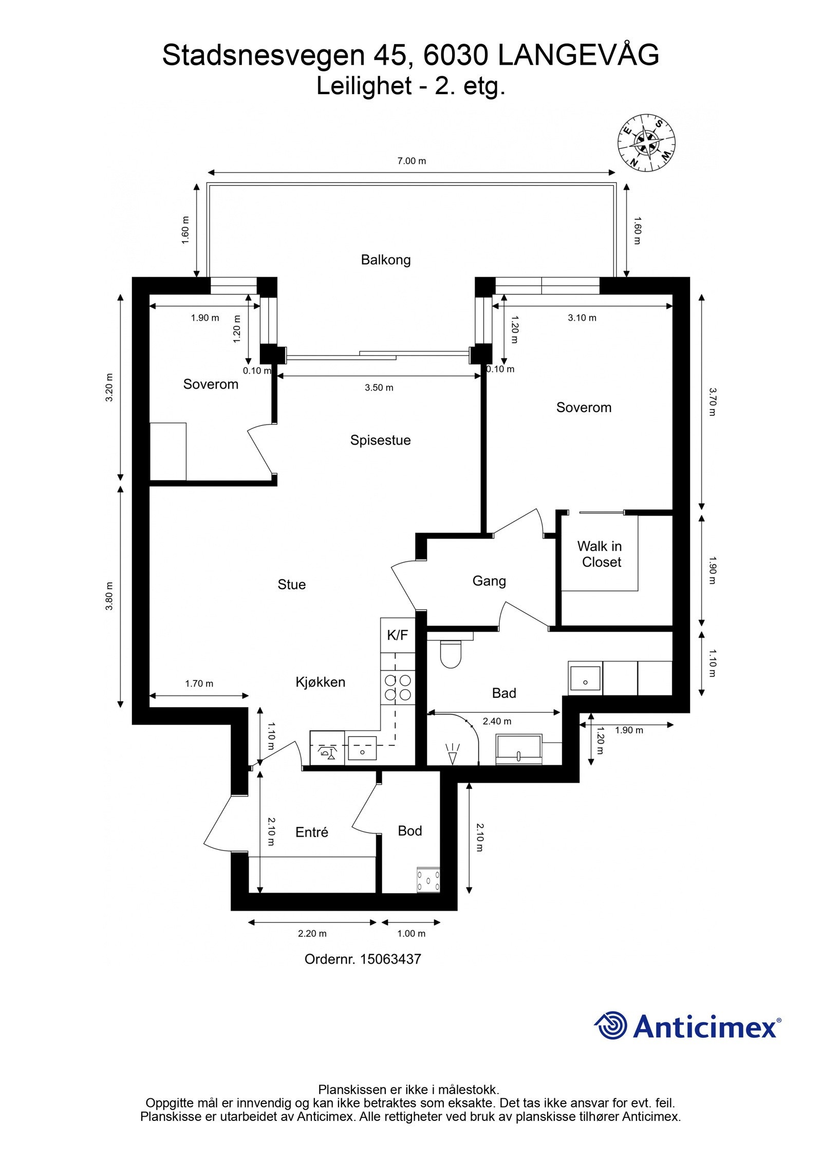 Planskisse Galleribilde