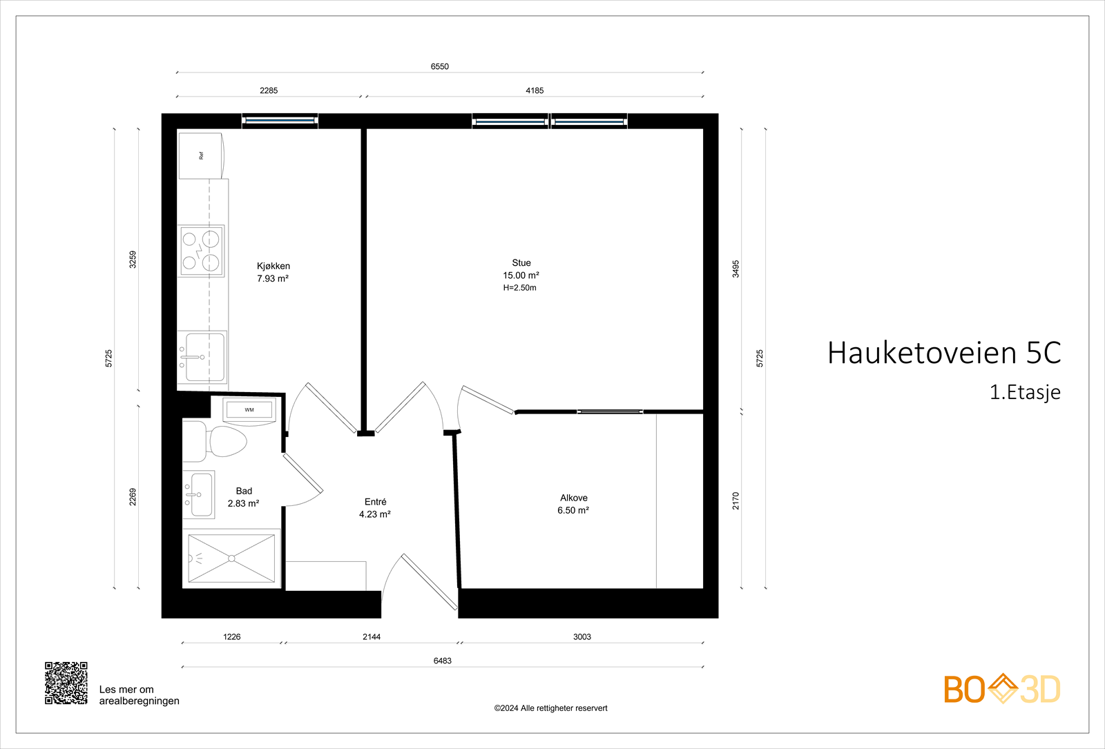 Plantegning Galleribilde
