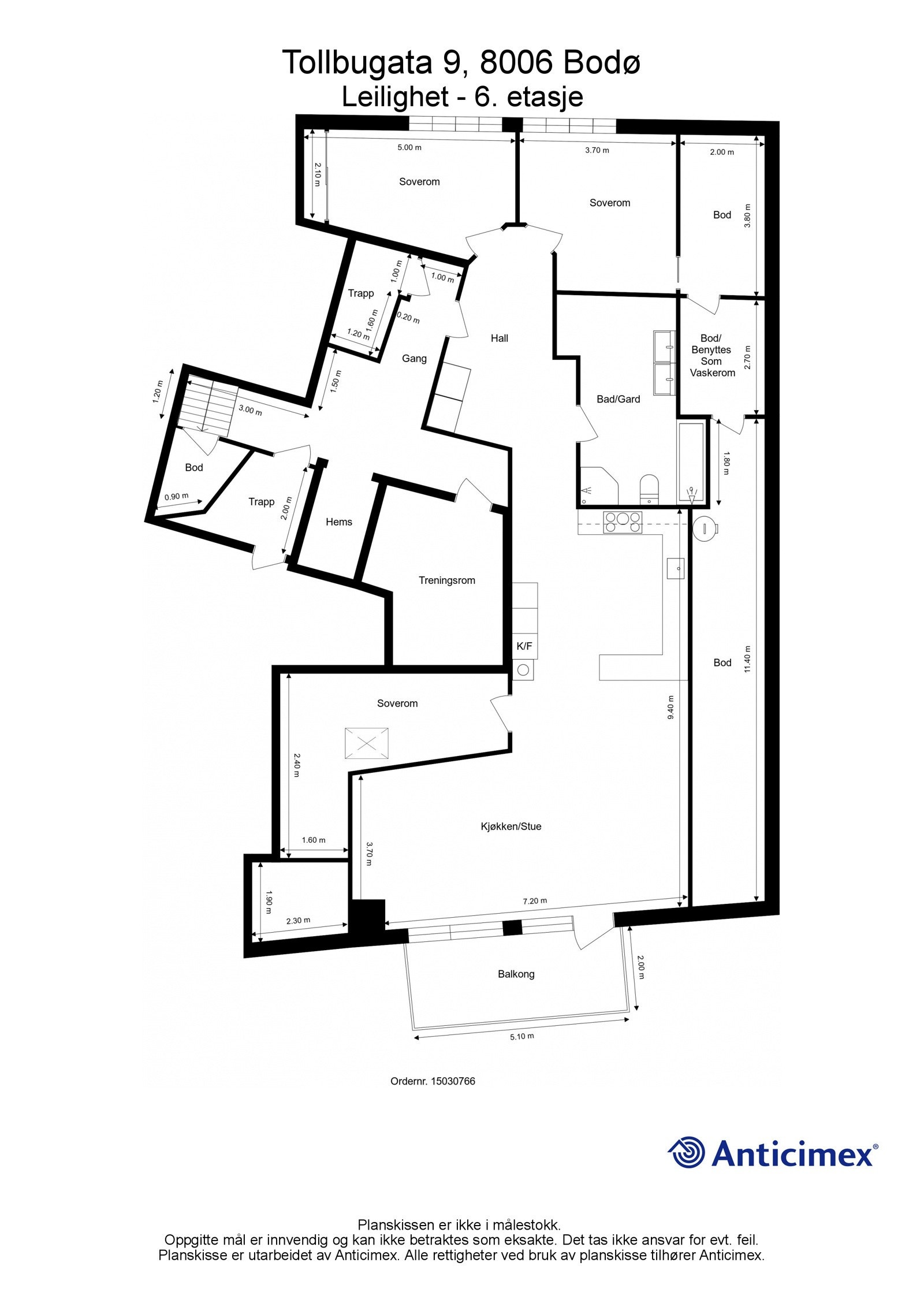 Plantegning Galleribilde
