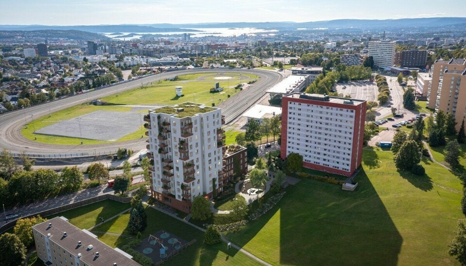 Bjerke travbane. Utviklingsområde for nytt urbant punkt på Bjerke med bolig, handel, kontorer og kultur Galleribilde