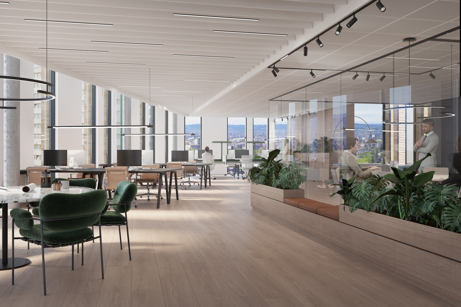 Flotte arealer med svært gode lysåpninger gir fleksibilitet Galleribilde