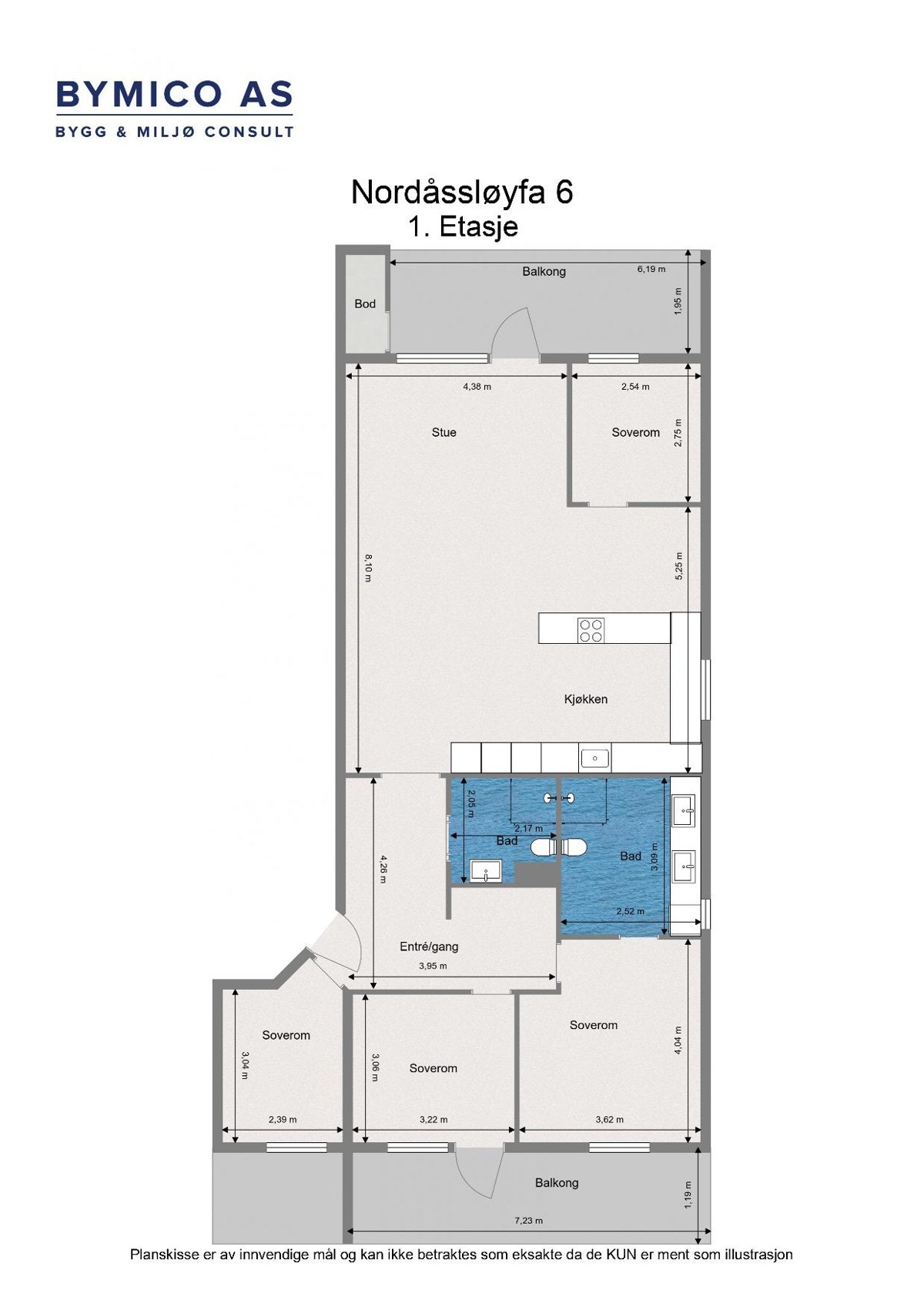 Plantegning Galleribilde