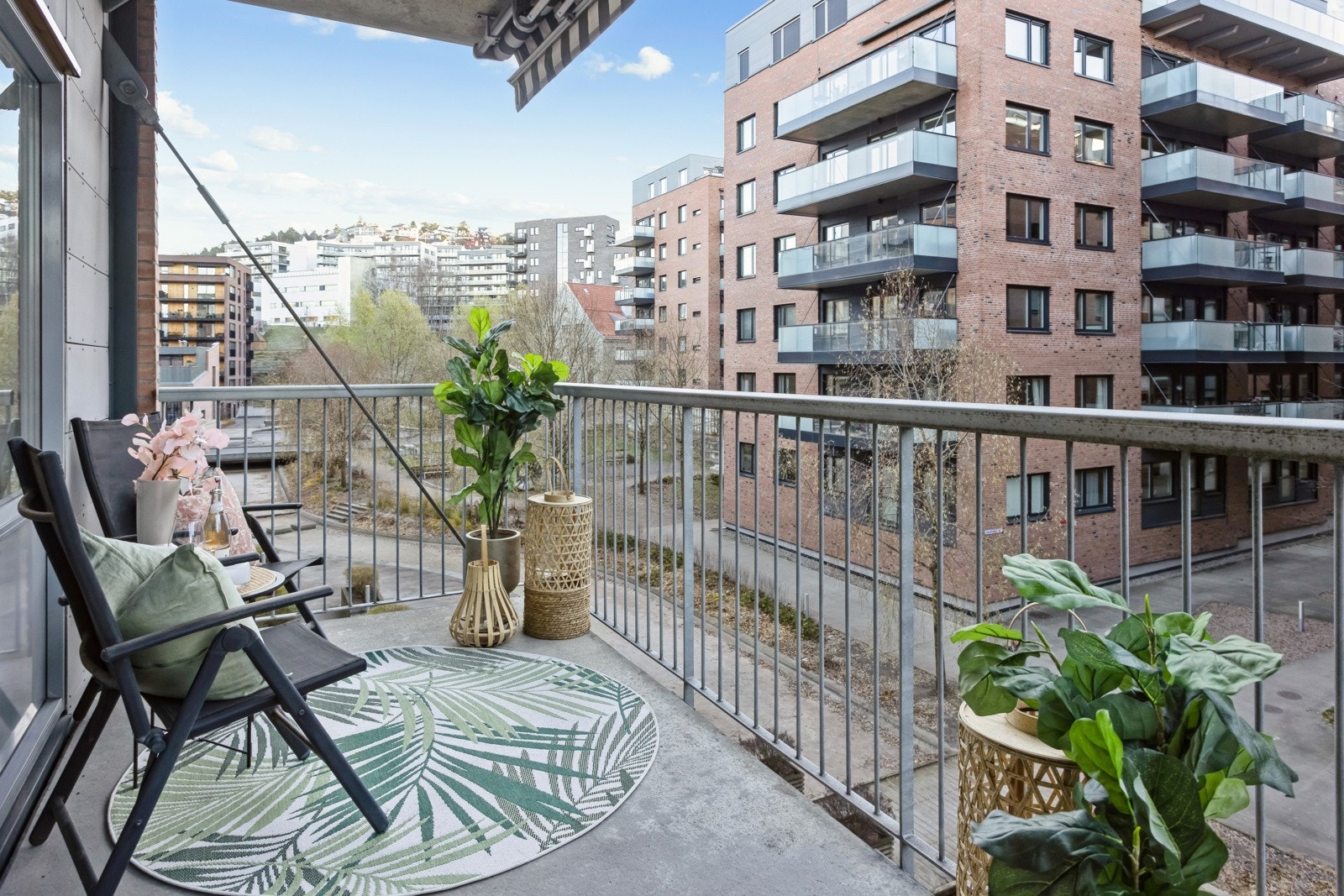 Hyggelig utsikt utover fellesområder Galleribilde