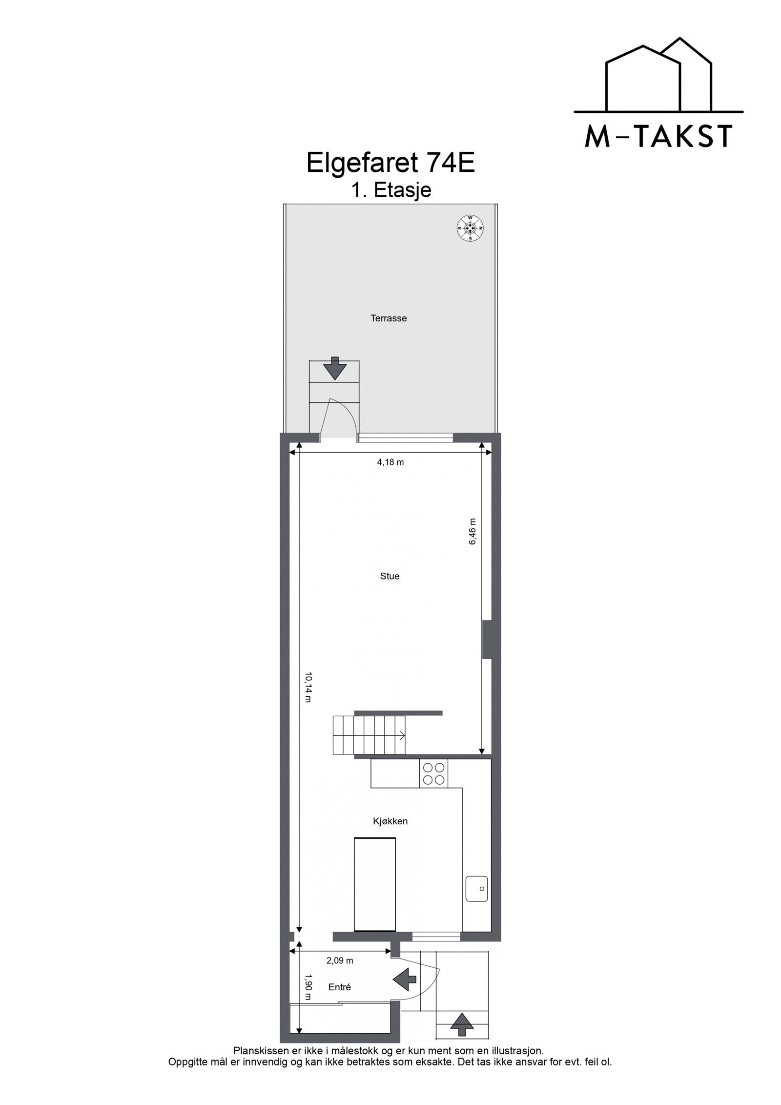 Plantegning 1.etasje Galleribilde