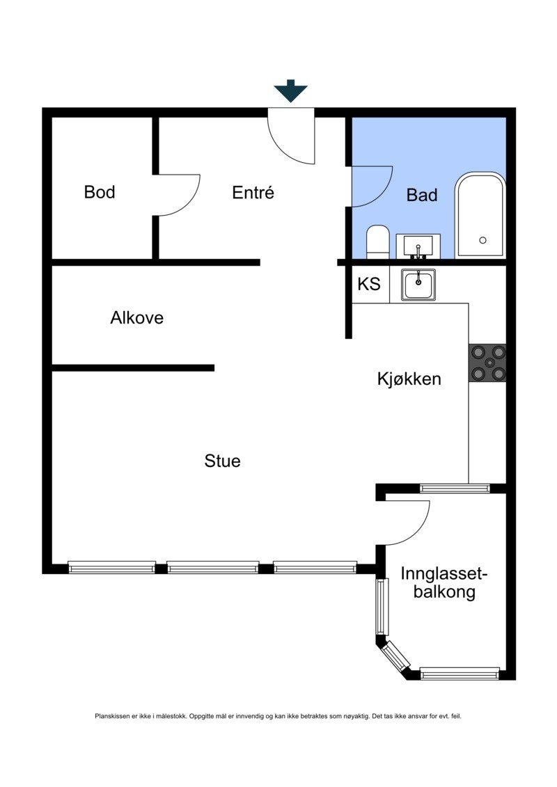 Plantegning Galleribilde