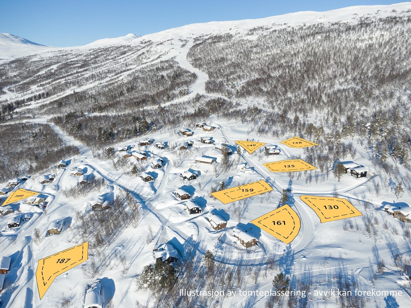 Ledige tomter Bjorlia Nordvest Galleribilde