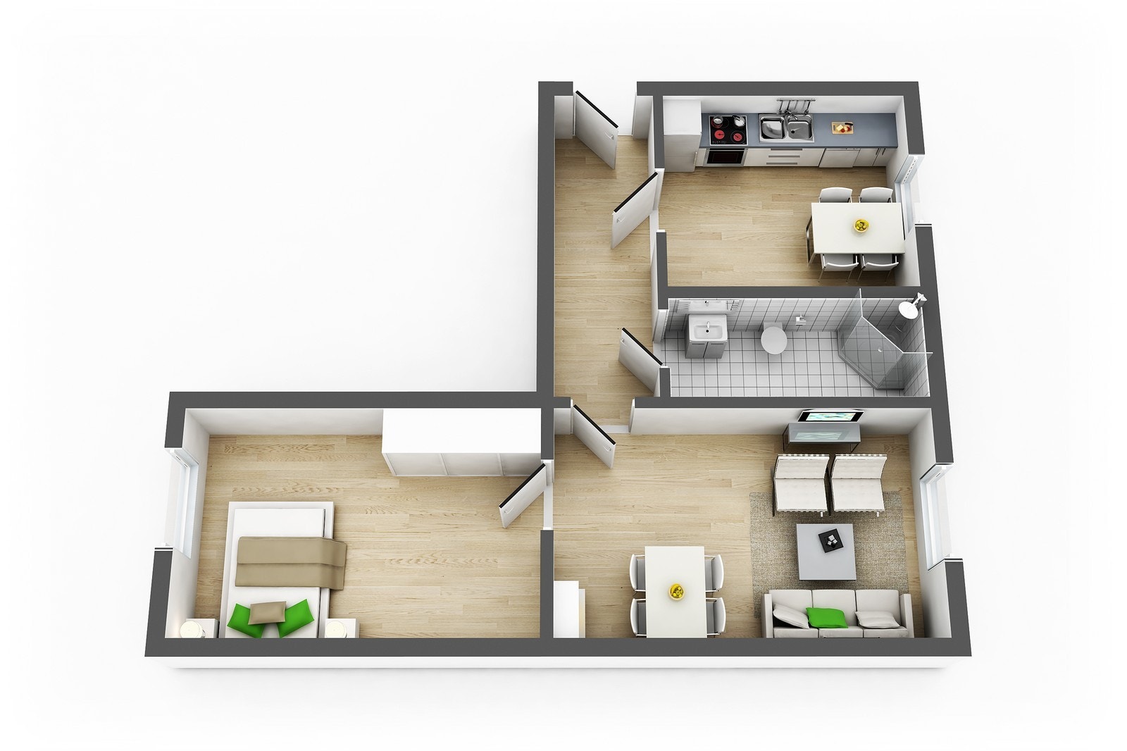 Plantegning Galleribilde