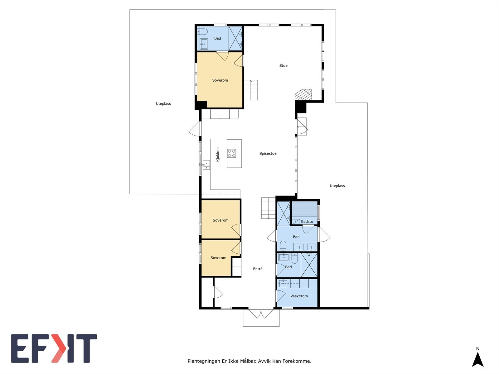 Plantegning 1. etasje. Galleribilde