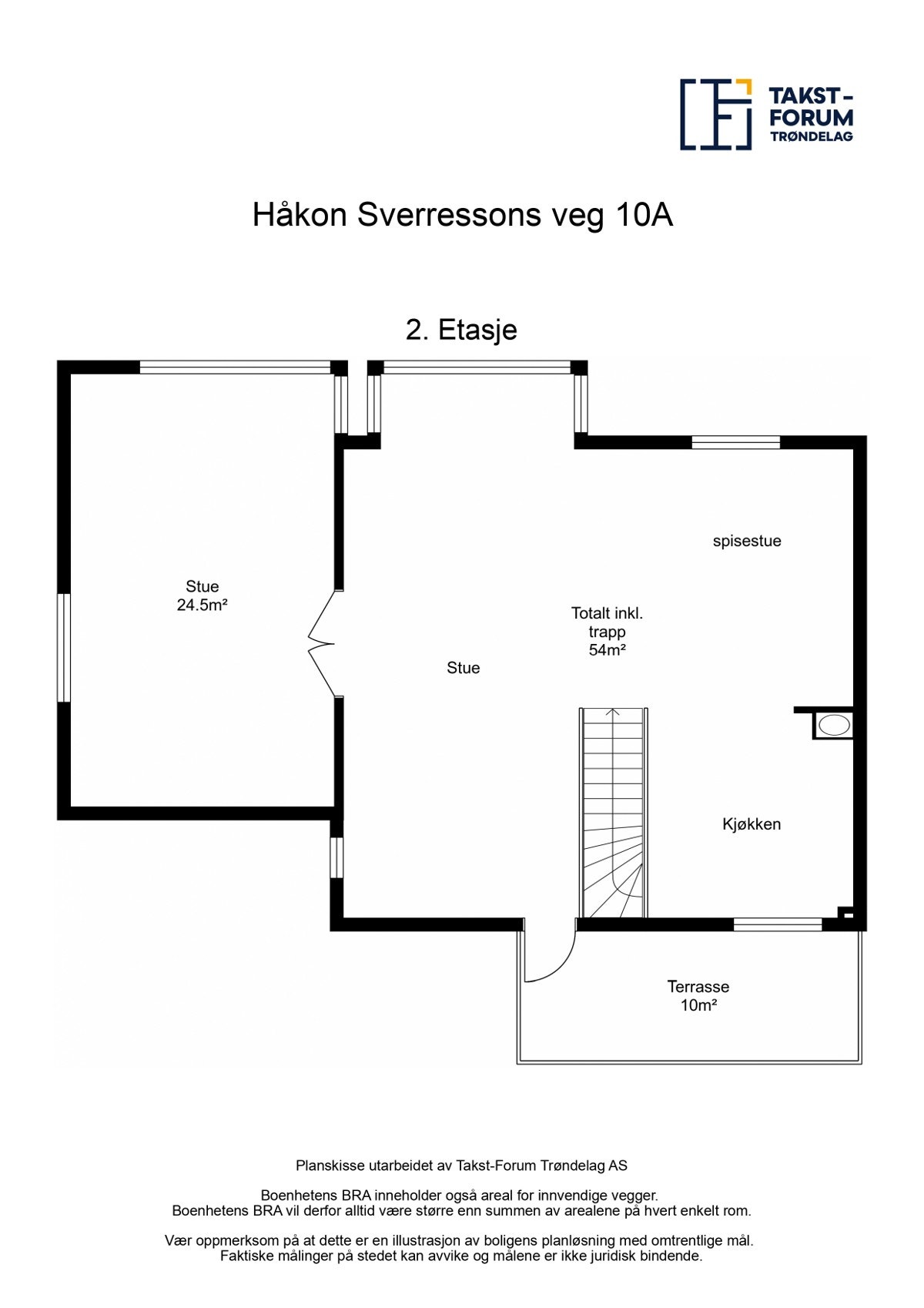 Planskisse 2. etasje. Galleribilde