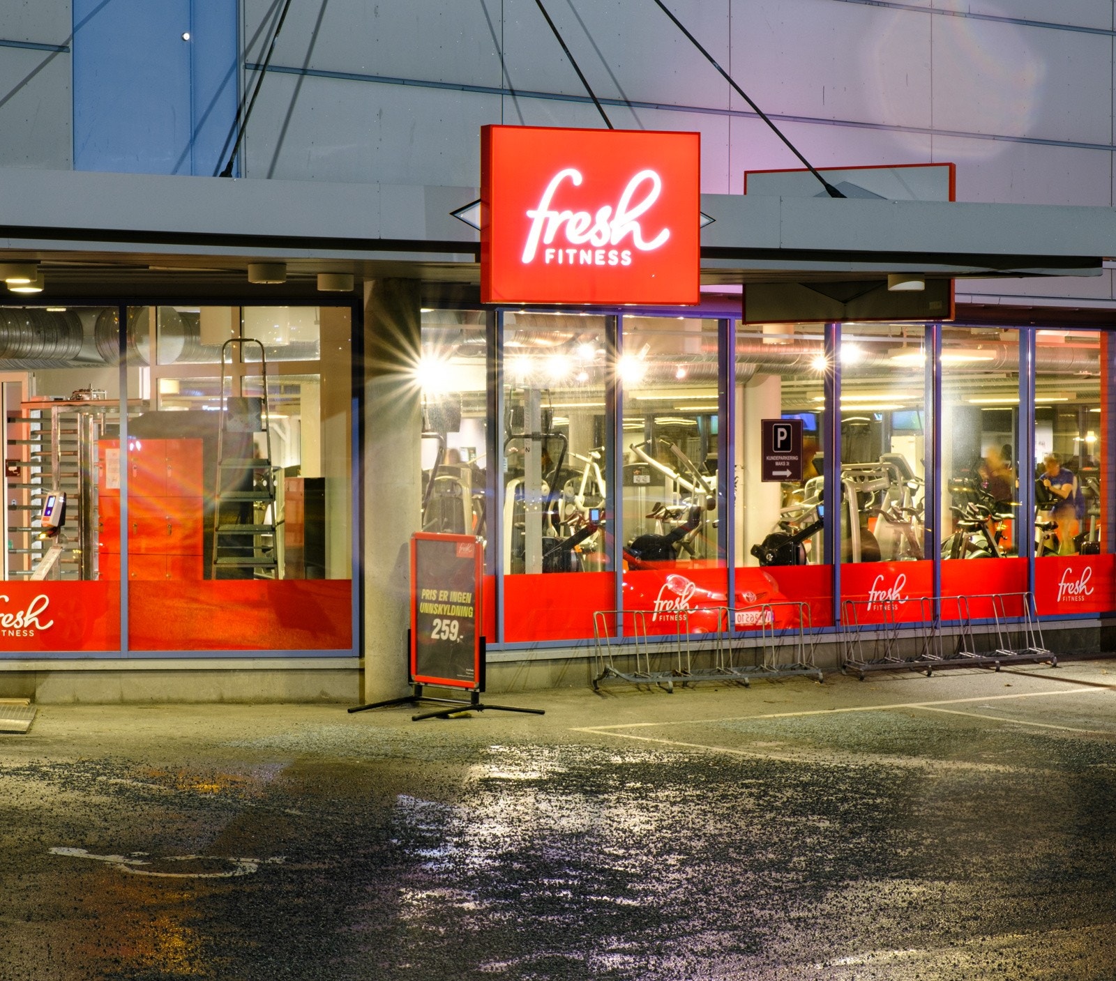 For den treningsglade ligger Fresh Fitness treningssenter like i nærheten. Galleribilde