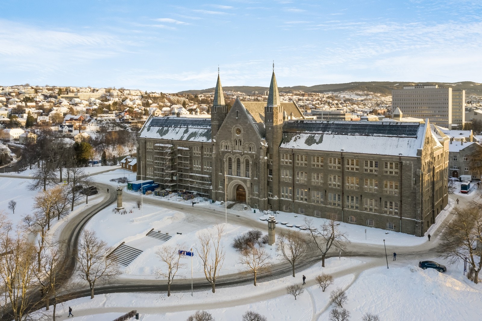 Det er kort vei til flere av Trondheims studiesteder, deriblant NTNU Gløshaugen. Galleribilde