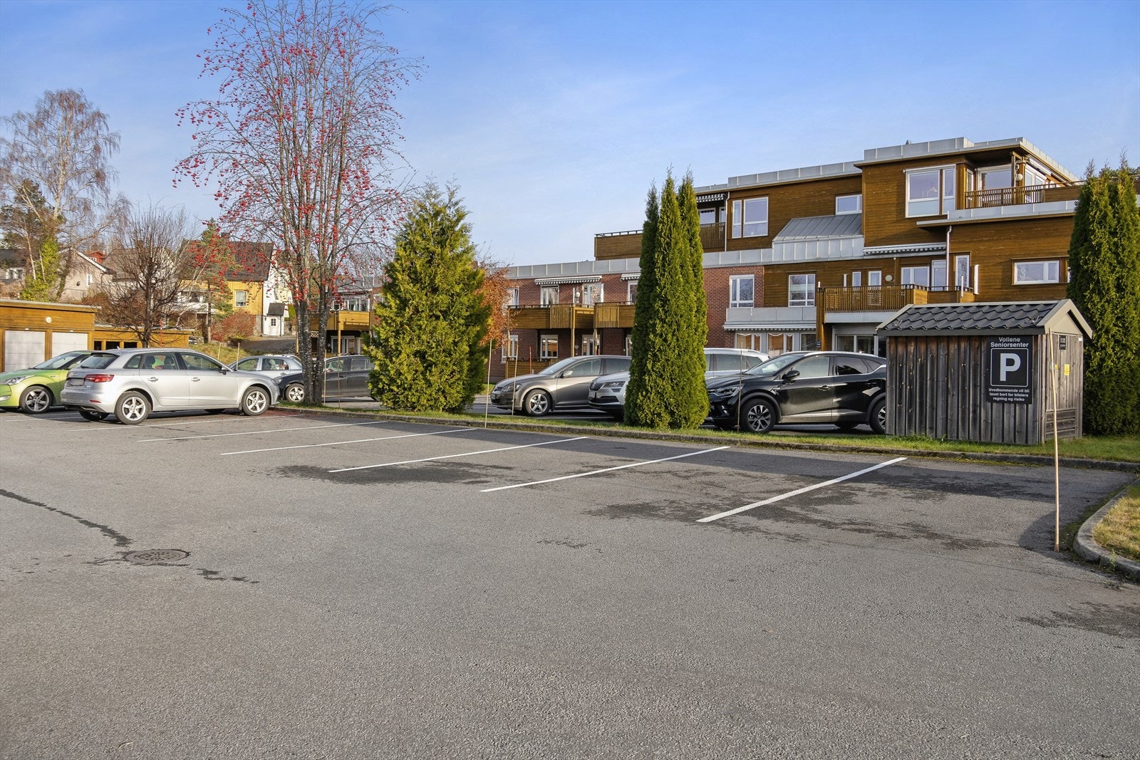 Det er godt med gjesteparkering utenfor. Galleribilde