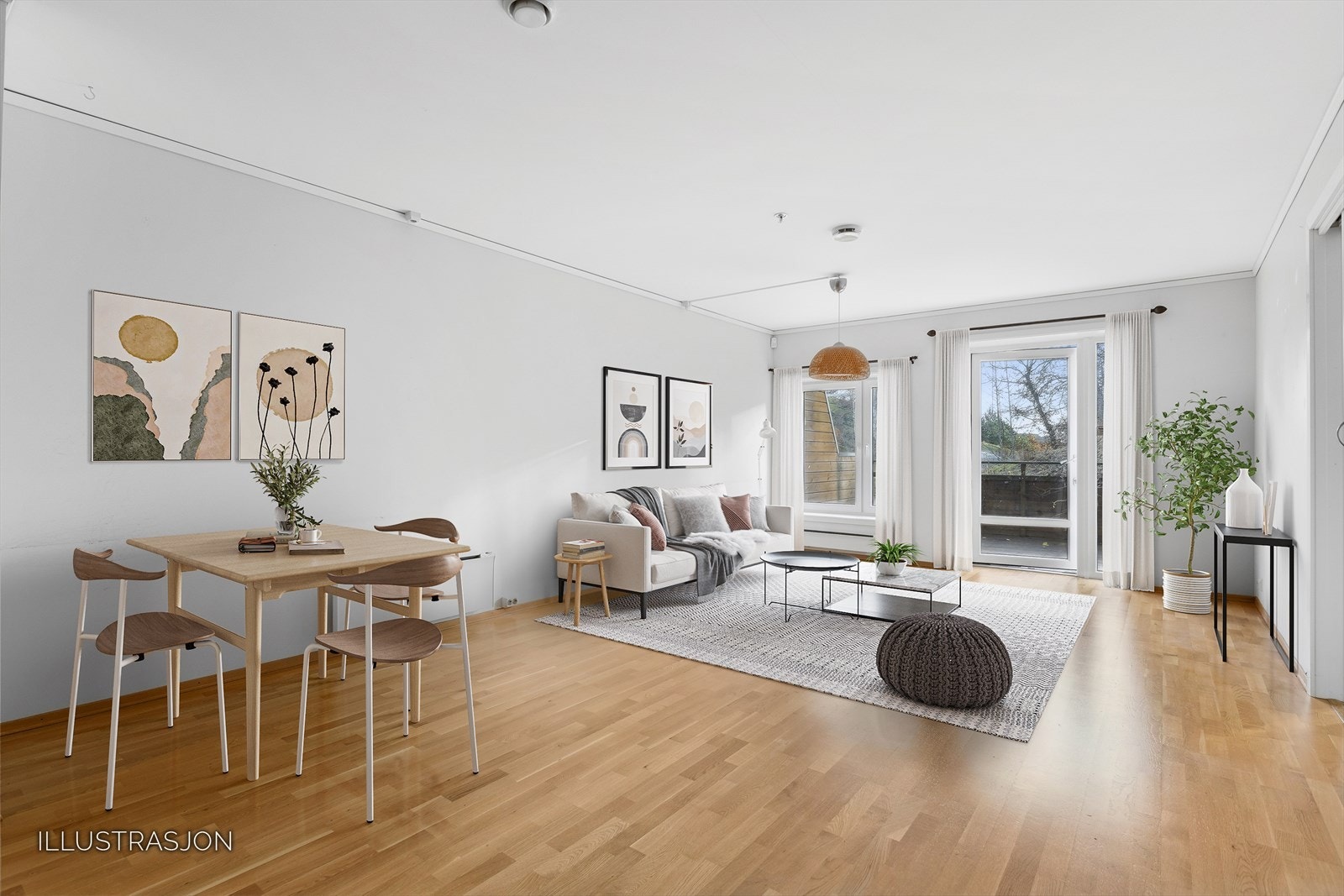 Bildet er digitalt møblert, kun ment som inspirasjon. Galleribilde